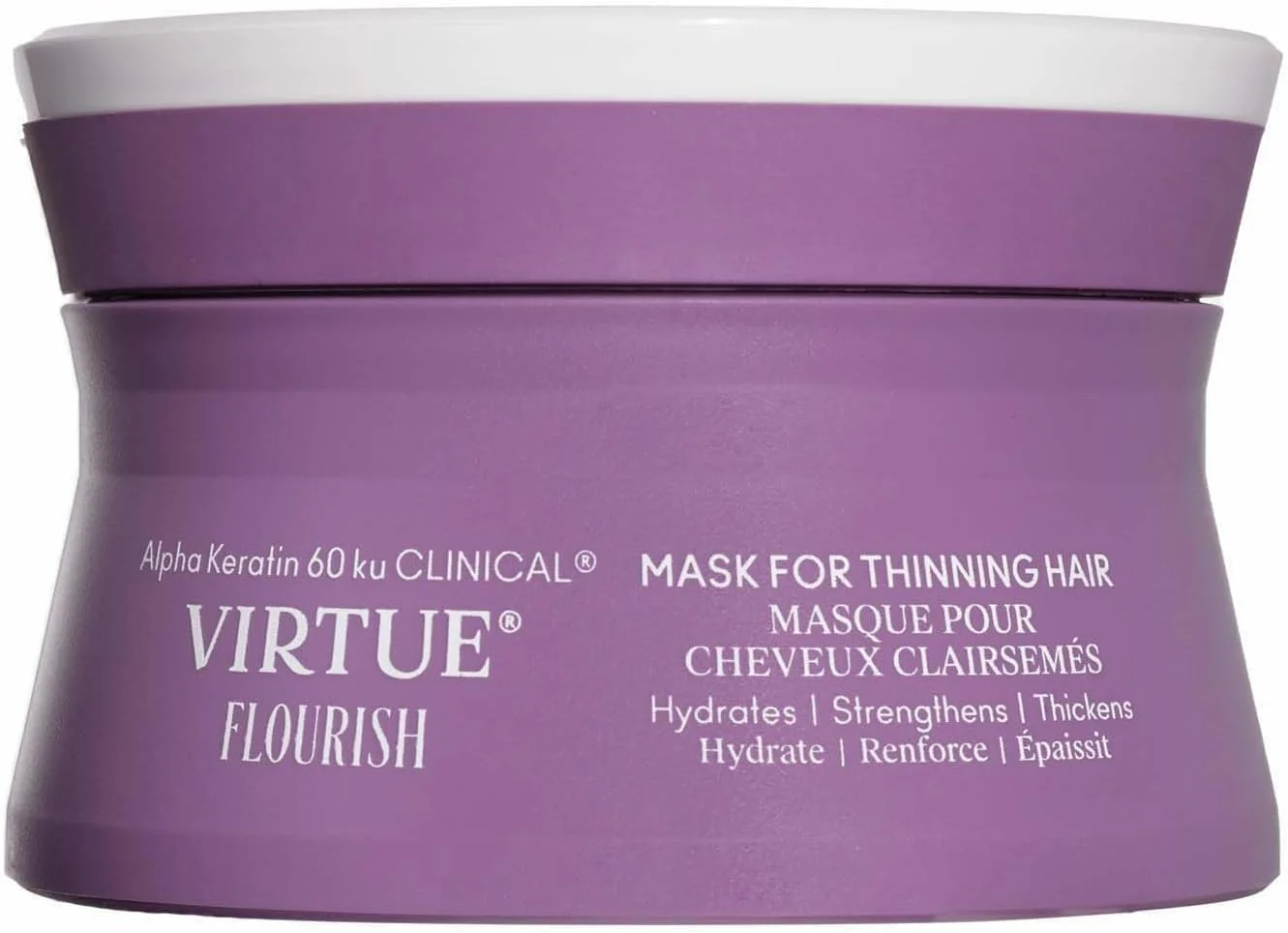 ماسک تقویت کننده مو Virtue Flourish برای موهای کم پشت | 148 میلی لیتر ماسک تقویت کننده مو Virtue Flourish برای موهای کم پشت | 148 میلی لیتر