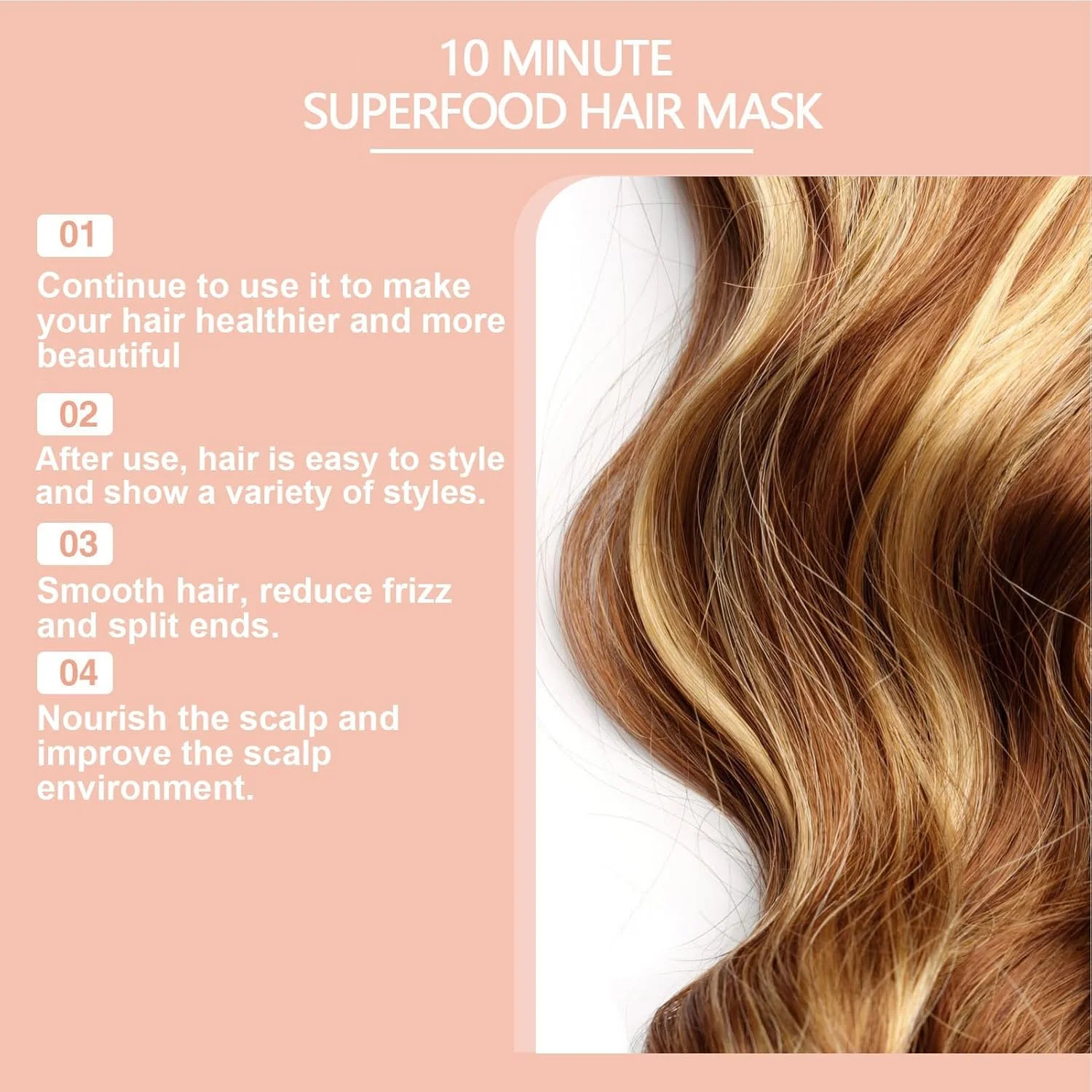 ماسک مو ترمیم کننده ویتامینه، تغذیه کننده و مرطوب کننده مو، ترمیم روزانه برای موهای آسیب دیده، ترمیم موهای خشک و وز، موها را صاف و درخشان می کند، ماسک نرم کننده عمیق، ماسک مرطوب کننده برای انواع مو ماسک مو ترمیم کننده ویتامینه، تغذیه کننده و مرطوب کننده مو، ترمیم روزانه برای موهای آسیب دیده، ترمیم موهای خشک و وز، موها را صاف و درخشان می کند، ماسک نرم کننده عمیق، ماسک مرطوب کننده برای انواع مو