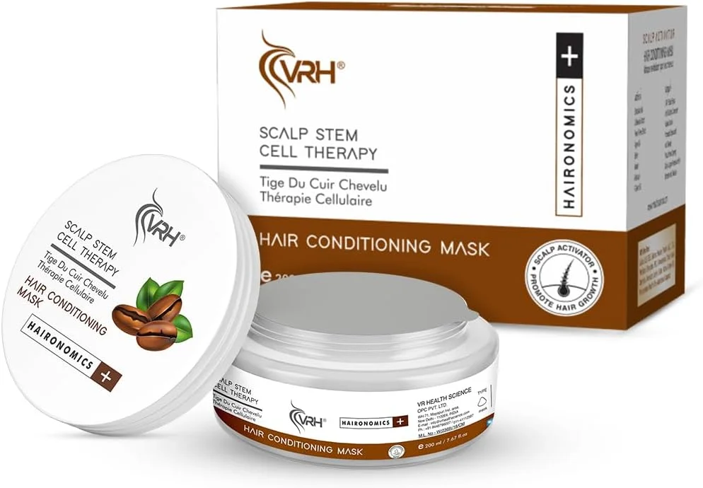 ماسک نرم کننده مو VRH | تغذیه و تحریک فولیکول های مو | تشویق به باز شدن منافذ و رشد سریعتر مو | حاوی هربوسل، عصاره قهوه و بیوتین هیدرولیز شده (200 میلی لیتر) ماسک نرم کننده مو VRH | تغذیه و تحریک فولیکول های مو | تشویق به باز شدن منافذ و رشد سریعتر مو | حاوی هربوسل، عصاره قهوه و بیوتین هیدرولیز شده (200 میلی لیتر)