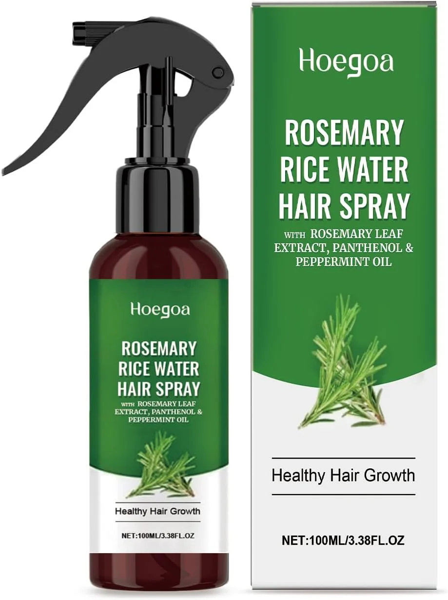اسپری پیشرفته آب رزماری با بیوتین و نعناع فلفلی، محرک رشد مو، تغذیه کننده پوست سر، جلوگیری از نازک شدن مو، طراوت بخش ریشه مو، تقویت کننده و پرپشت کننده مو برای آقایان و بانوان