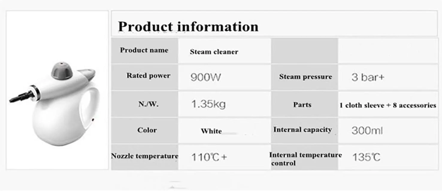بخارشوی 900 وات، دستگاه تمیز کننده بخار فرش، تمیز کننده بخار، کارواش، تمیز کننده کولر گازی 3 بار، هود، استفاده چند منظوره در کل خانه بخارشوی 900 وات، دستگاه تمیز کننده بخار فرش، تمیز کننده بخار، کارواش، تمیز کننده کولر گازی 3 بار، هود، استفاده چند منظوره در کل خانه