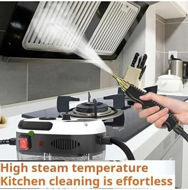 دستگاه بخارشوی تحت فشار 105 درجه سانتیگراد – توان 2500 وات، فشار 3 بار، مخزن آب 1200 میلی لیتری، 6 حالت قابل تنظیم – دستگاه تمیز کننده چند منظوره برای آشپزخانه، مبلمان، خودرو و تهویه مطبوع دستگاه بخارشوی تحت فشار 105 درجه سانتیگراد – توان 2500 وات، فشار 3 بار، مخزن آب 1200 میلی لیتری، 6 حالت قابل تنظیم – دستگاه تمیز کننده چند منظوره برای آشپزخانه، مبلمان، خودرو و تهویه مطبوع