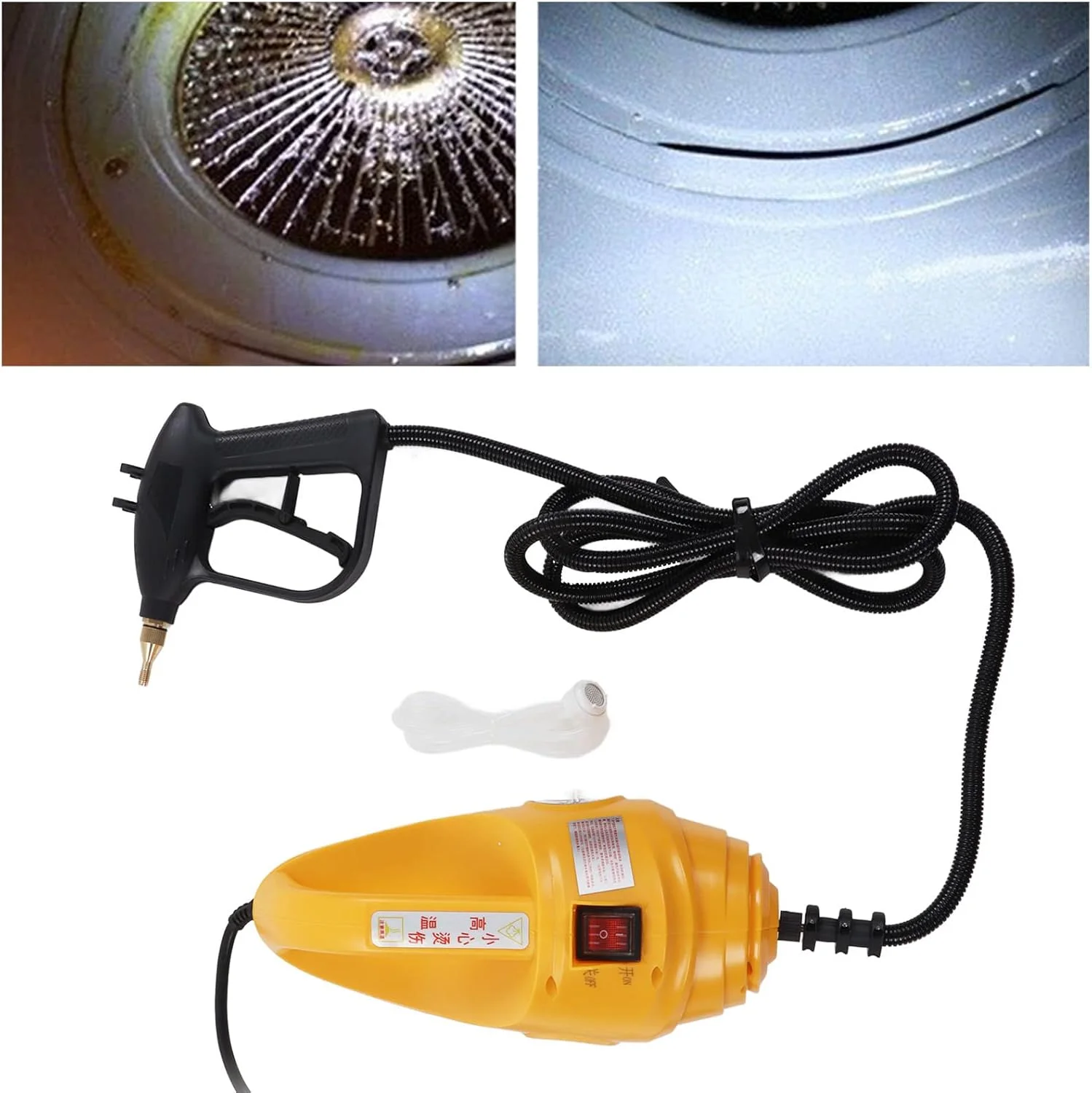 دستگاه بخار، پاک کننده بخار دستی ایمن و کارآمد ABS فولاد ضد زنگ، مناسب برای تهویه مطبوع دستگاه بخار، پاک کننده بخار دستی ایمن و کارآمد ABS فولاد ضد زنگ، مناسب برای تهویه مطبوع