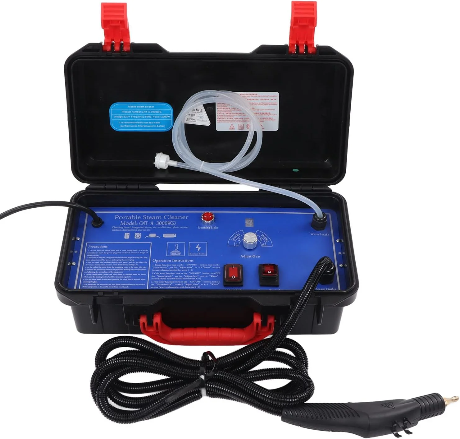 بخارشوی، تمیز کننده بخار سریع با دمای بالا، فولاد ضد زنگ ABS ایمن برای حمام