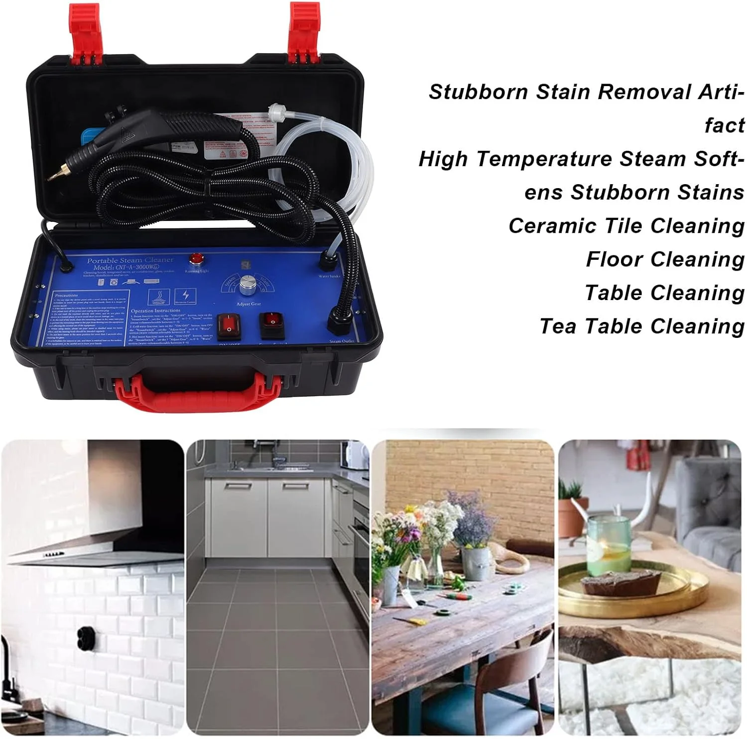 بخارشوی، تمیز کننده بخار سریع با دمای بالا، فولاد ضد زنگ ABS ایمن برای حمام بخارشوی، تمیز کننده بخار سریع با دمای بالا، فولاد ضد زنگ ABS ایمن برای حمام