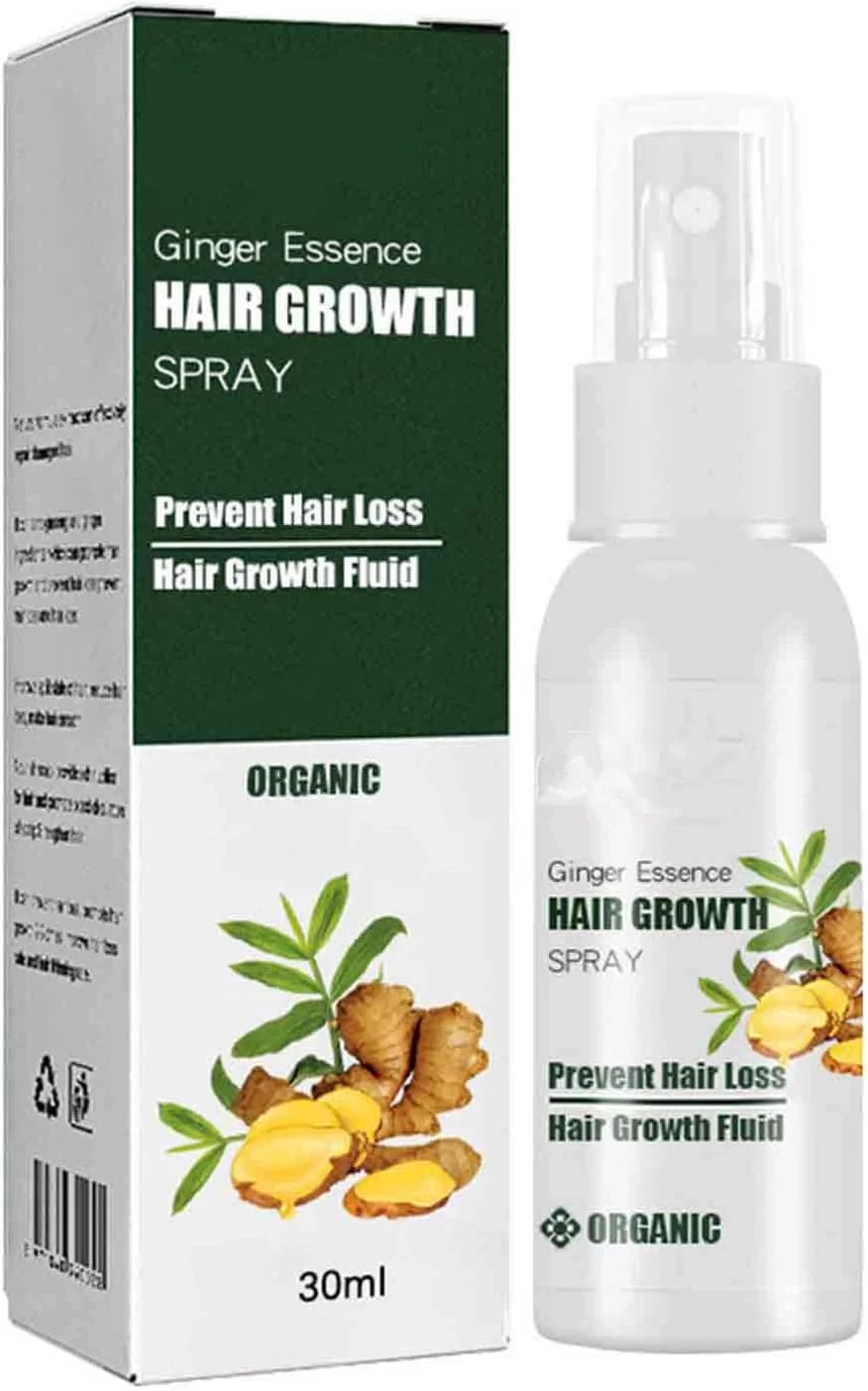 اسپری اسانس زنجبیل، اسپری رشد مجدد مو، سرم زنجبیل رشد مو، اسپری درمان طبیعی رشد مجدد مو، تقویت ریشه مو، ضد ریزش مو برای ترمیم فولیکول های مو (1 عدد)