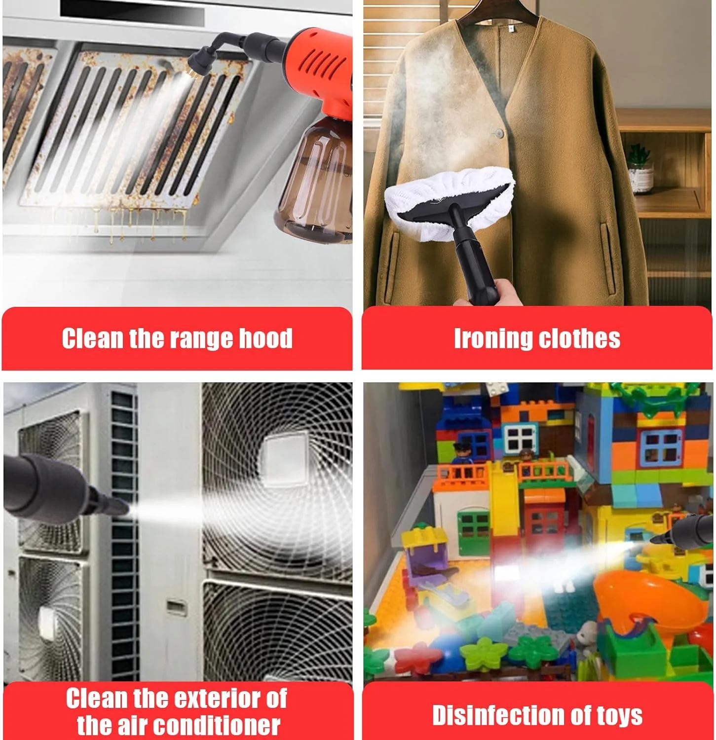 بخارشوی دستی CEIEVER 1200 وات 220 ولت، بخارشوی 600 میلی لیتری برای پنجره، مناسب برای کف، روکش مبل، پنجره، کاشی خودرو، فرش بخارشوی دستی CEIEVER 1200 وات 220 ولت، بخارشوی 600 میلی لیتری برای پنجره، مناسب برای کف، روکش مبل، پنجره، کاشی خودرو، فرش