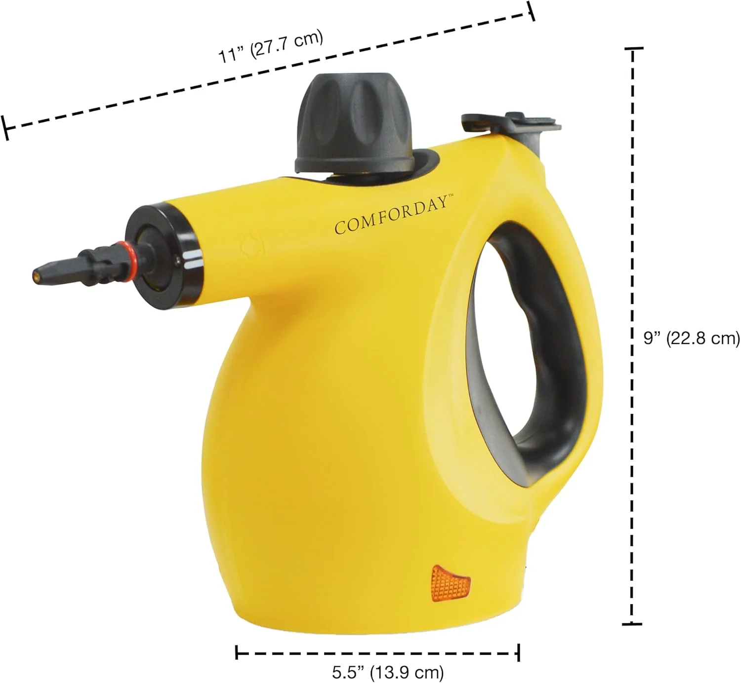 بخارشوی چند منظوره Comforday با 9 قطعه لوازم جانبی، بخارشوی دستی، ایده آل برای از بین بردن لکه، پرده، صندلی ماشین، کف و حمام بخارشوی چند منظوره Comforday با 9 قطعه لوازم جانبی، بخارشوی دستی، ایده آل برای از بین بردن لکه، پرده، صندلی ماشین، کف و حمام
