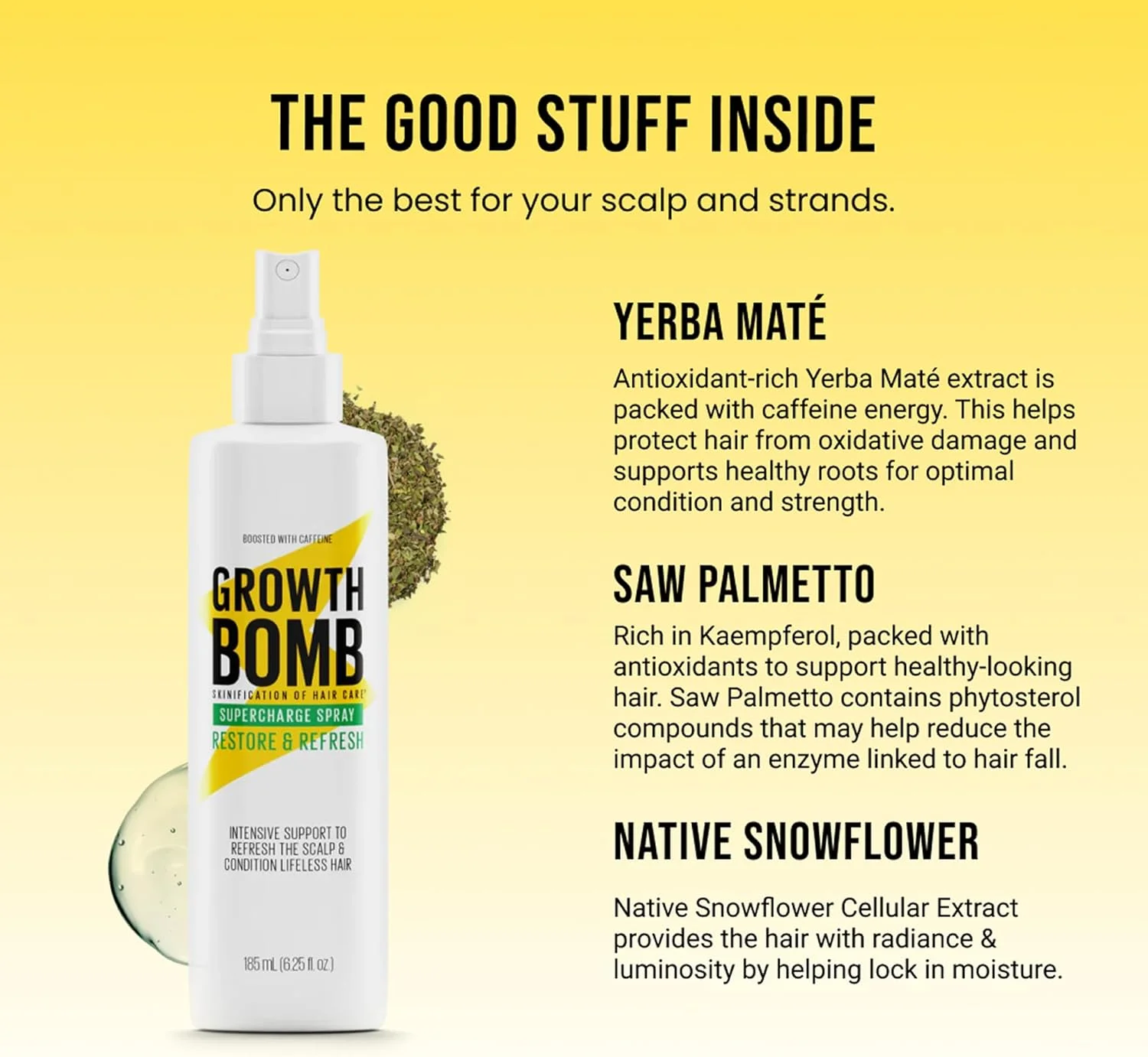 اسپری تقویت کننده و طراوت بخش موی سر برای رشد مو، قوی تر و سالم تر 185 میلی لیتر اسپری تقویت کننده و طراوت بخش موی سر برای رشد مو، قوی تر و سالم تر 185 میلی لیتر