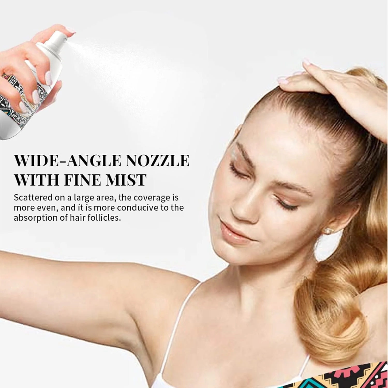 اسپری آب برنج برای مو، آب برنج برای رشد مو، اسپری پوست سر درمان رشد مو با آب برنج برای تغذیه پوست سر، اسپری آب برنج ترمیم کننده مو برای ترمیم موخوره و خشکی مو