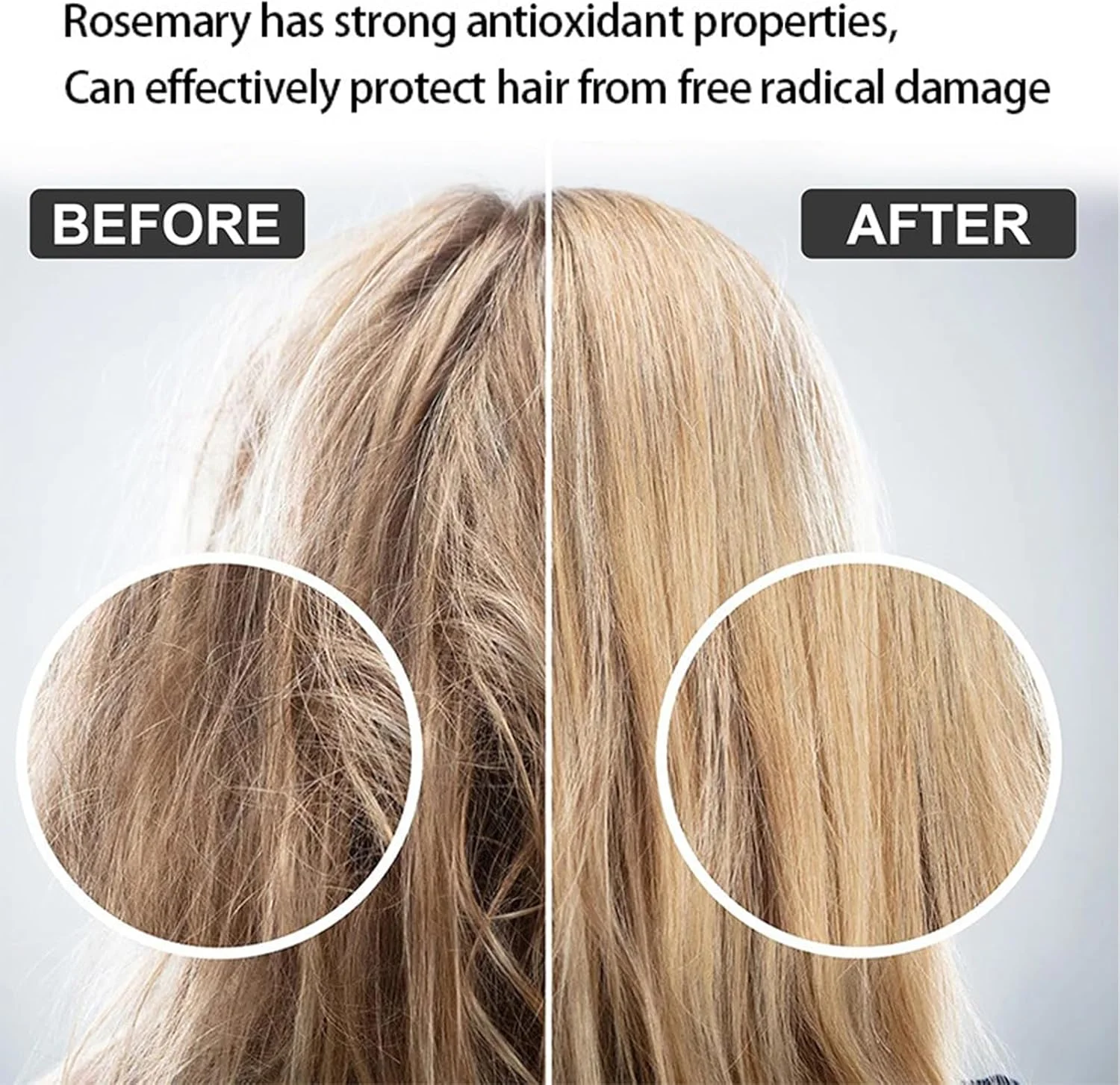 اسپری روغن تقویت کننده مو، حاوی روغن های باتانا، رزماری، کرچک، روغن برنج و غنی شده با بیوتین، مراقبت از پوست سر، مرطوب کننده و مغذی پوست سر، تقویت کننده و ضخیم کننده موهای نازک، مناسب برای انواع مو زنانه و مردانه