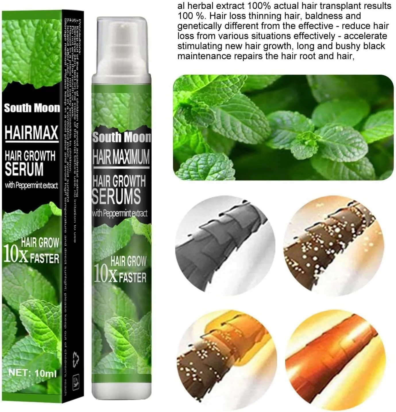 اسپری گیاهی احیا کننده مو، اسپری روغن ضروری مو برای رشد مو و جلوگیری از ریزش مو، روغن مغذی احیا کننده رشد مو (6 عدد) اسپری گیاهی احیا کننده مو، اسپری روغن ضروری مو برای رشد مو و جلوگیری از ریزش مو، روغن مغذی احیا کننده رشد مو (6 عدد)