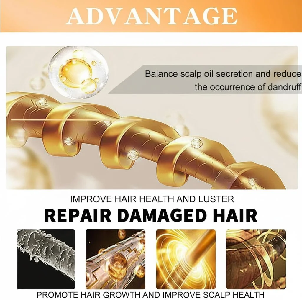 اسپری تقویت کننده مو با آب برنج، رزماری و روغن کرچک | سرم مغذی برای آقایان و بانوان | آب برنج تخمیر شده برای موهایی پرپشت تر و سالم تر