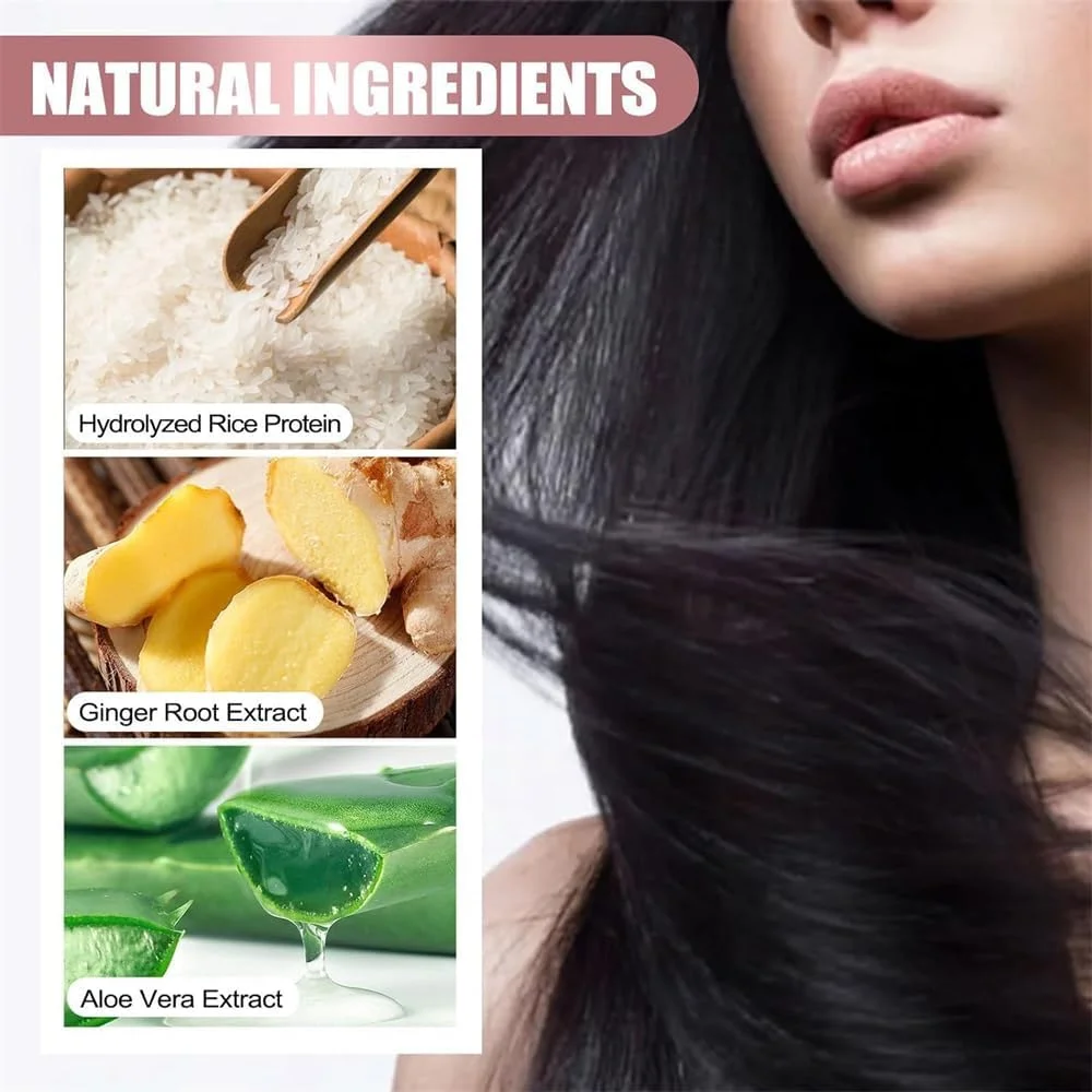 اسپری تقویت کننده مو، 2 عدد، درمان تقویت کننده برای موهای نازک، تغذیه کننده پوست سر و کاهش ریزش مو، اسپری مراقبت روزانه آسان برای موهای پرپشت تر و سالم تر