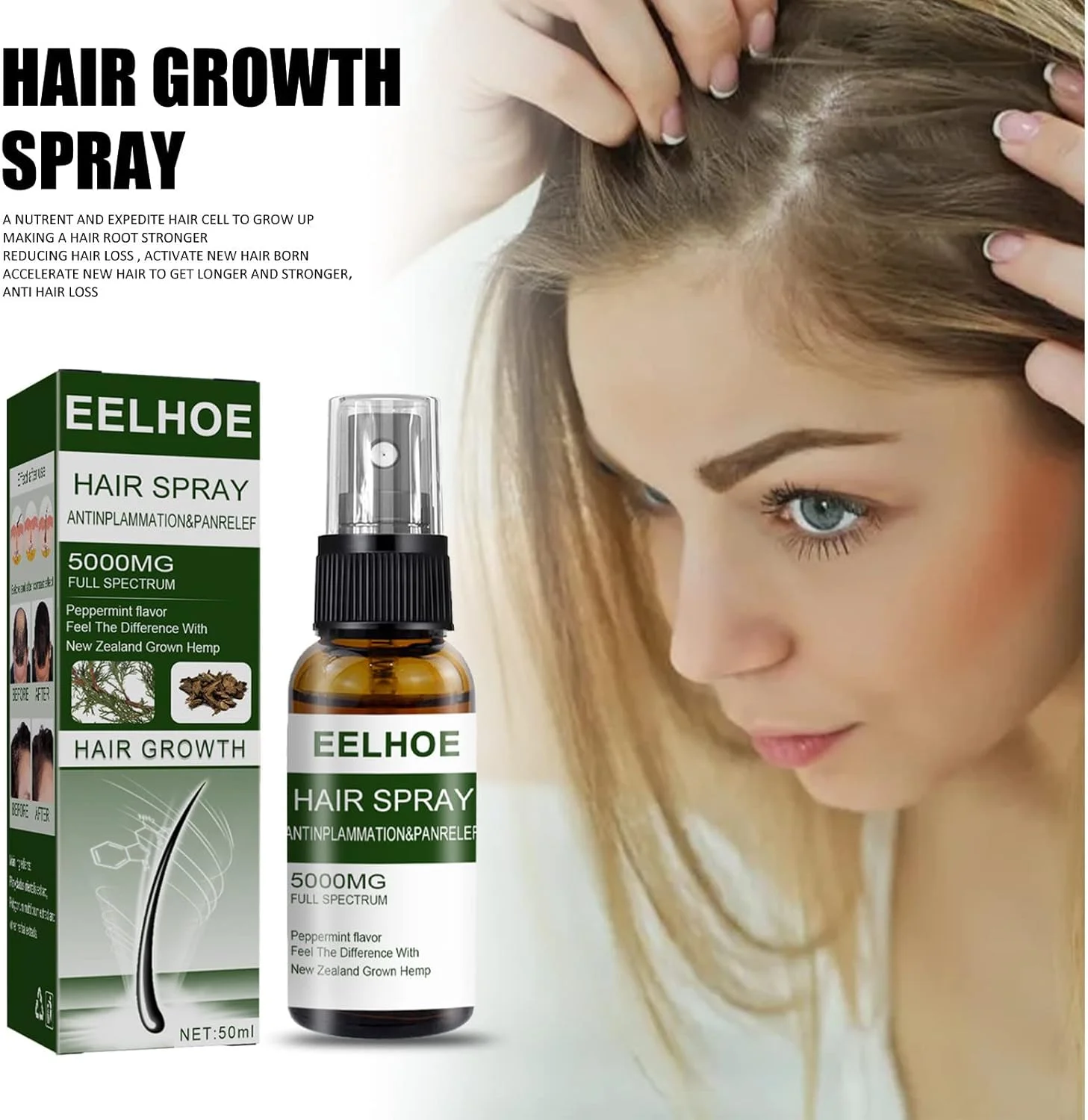 اسپری رشد مو، درمان ریزش مو برای تقویت رشد مو، مراقبت مغذی از رشد مو، درمان رشد مجدد مو با مواد طبیعی برای مردان و زنان، ترمیم فولیکول های مو، مناسب برای انواع مو اسپری رشد مو، درمان ریزش مو برای تقویت رشد مو، مراقبت مغذی از رشد مو، درمان رشد مجدد مو با مواد طبیعی برای مردان و زنان، ترمیم فولیکول های مو، مناسب برای انواع مو