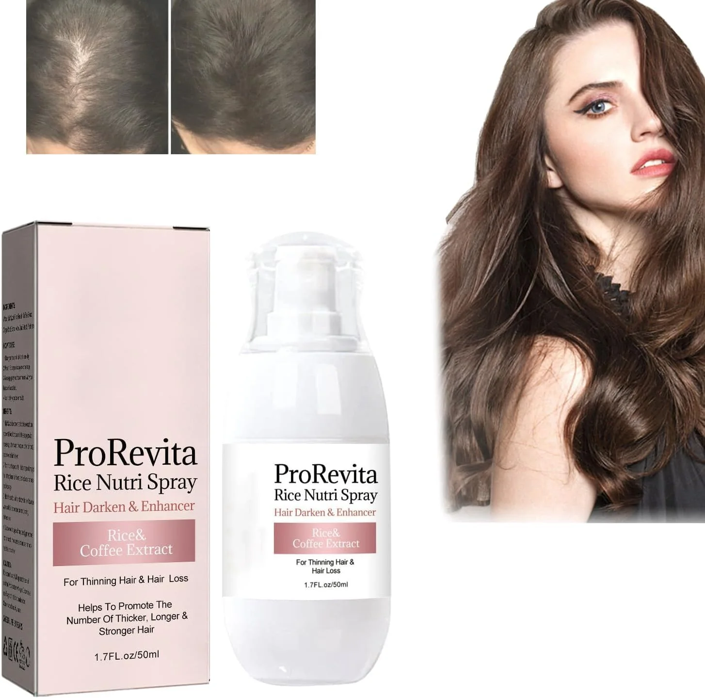 اسپری مراقبت از مو زپتا H-Regrow 2.0، اسپری مغذی برنج پرورویتا، اسپری کمک کننده مو Bello، احیا کننده و رشد مجدد، اسپری مراقبت از مو برای موهای نازک و ریزش مو (1 عدد)