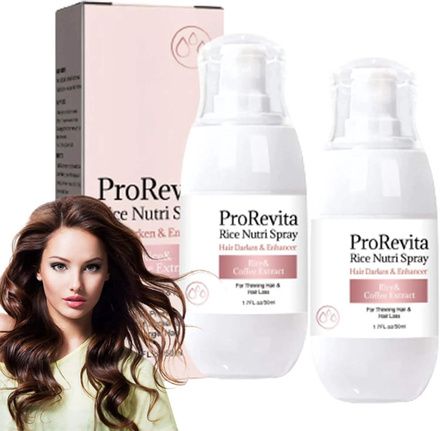 اسپری تقویت کننده مو زپتا اچ-ریگرو 2.0، اسپری کمک کننده مو بلو، اسپری مغذی برنج پرورویتا، مناسب برای خانم ها و آقایان، 2 عدد