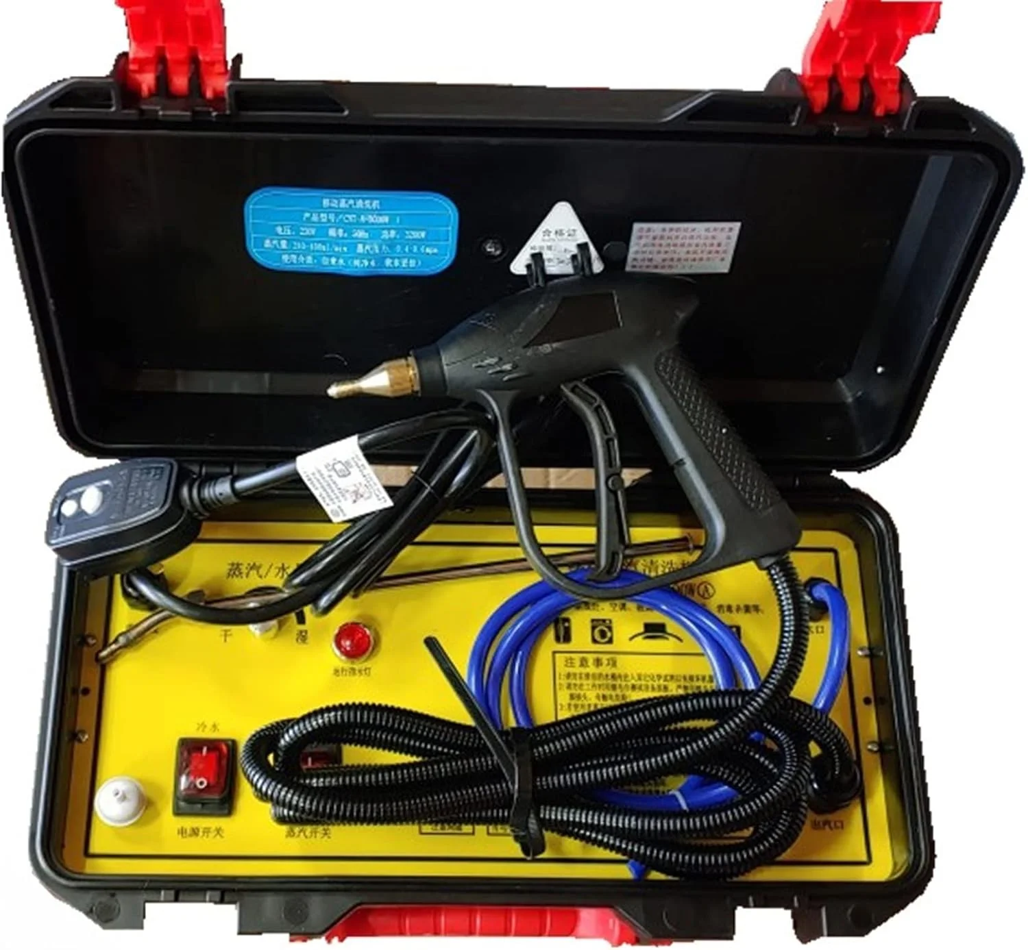 دستگاه بخارشوی چند منظوره GZDodek 3000W، دستگاه تمیز کننده بخار برقی فشار قوی، مناسب برای ضد عفونی کردن خودرو و سطوح مختلف دستگاه بخارشوی چند منظوره GZDodek 3000W، دستگاه تمیز کننده بخار برقی فشار قوی، مناسب برای ضد عفونی کردن خودرو و سطوح مختلف