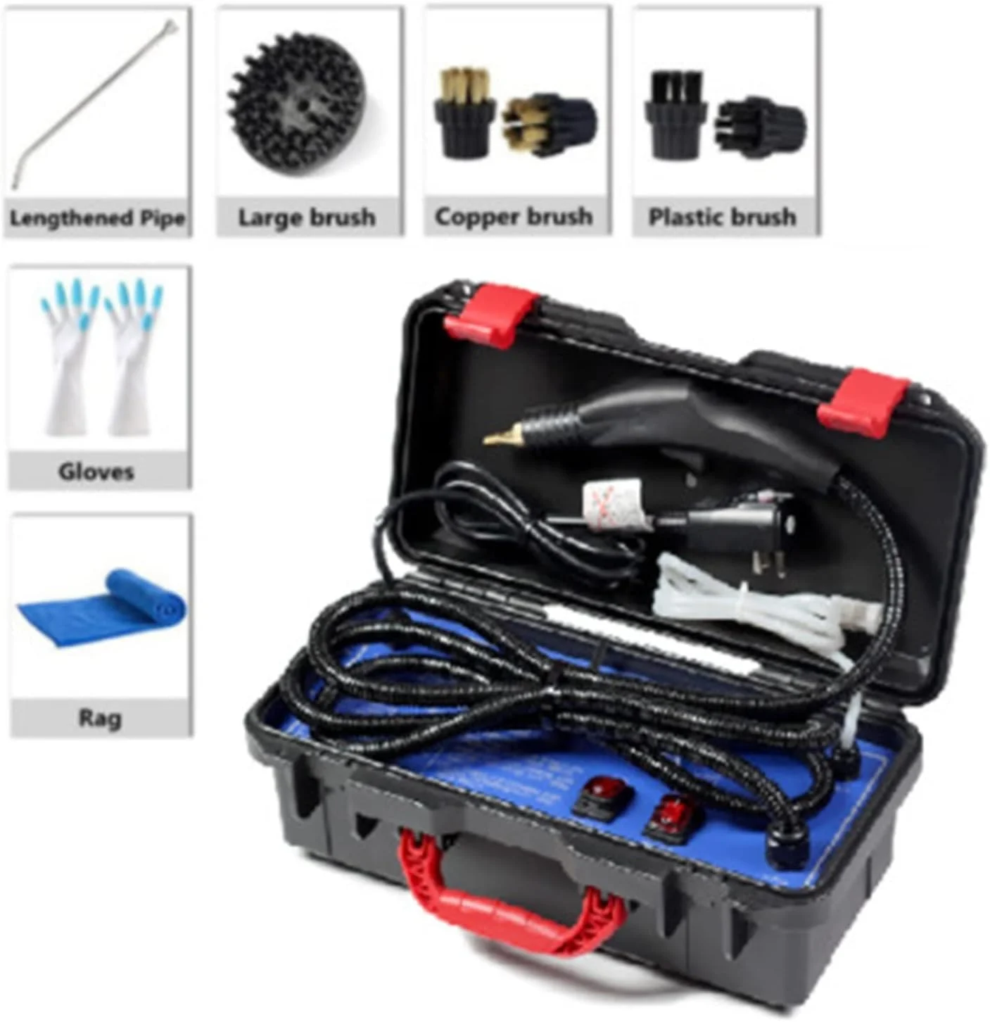 دستگاه بخارشوی دستی AJWYSOI با فشار و دمای بالا، تفنگ اسپری آب، بخارشوی برقی با قابلیت تنظیم رطوبت برای خودرو، آشپزخانه، هود و مصارف خانگی، مناسب برای تمیز کردن درزها، کاشی و دیتیلینگ خودرو دستگاه بخارشوی دستی AJWYSOI با فشار و دمای بالا، تفنگ اسپری آب، بخارشوی برقی با قابلیت تنظیم رطوبت برای خودرو، آشپزخانه، هود و مصارف خانگی، مناسب برای تمیز کردن درزها، کاشی و دیتیلینگ خودرو