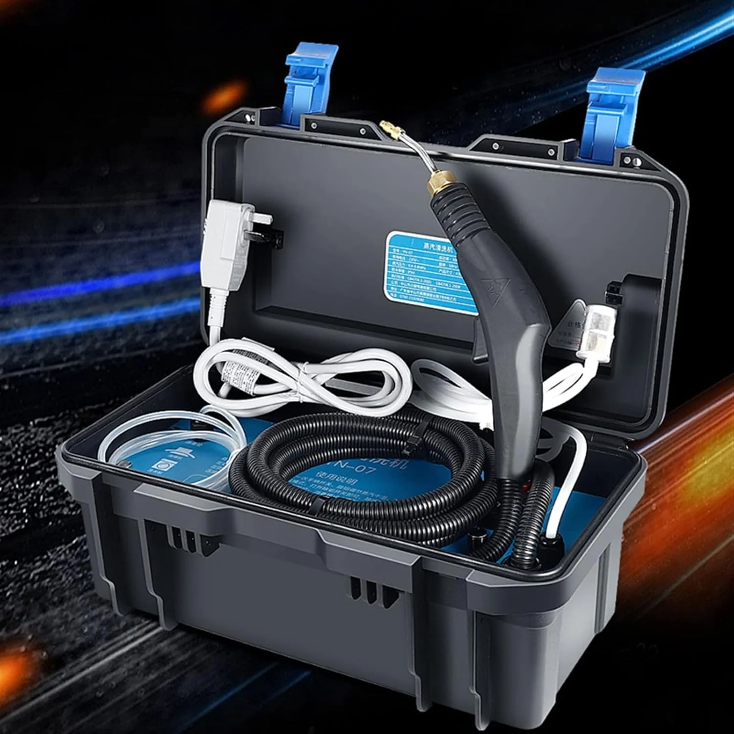 دستگاه بخارشوی دستی JDIUQOP، بخارشوی فشار قوی برای خودرو و منزل 3000 وات، دستگاه تمیز کننده کولر گازی، هود آشپزخانه برای مصارف خانگی، تمیز کردن درز کاشی و جزئیات خودرو دستگاه بخارشوی دستی JDIUQOP، بخارشوی فشار قوی برای خودرو و منزل 3000 وات، دستگاه تمیز کننده کولر گازی، هود آشپزخانه برای مصارف خانگی، تمیز کردن درز کاشی و جزئیات خودرو