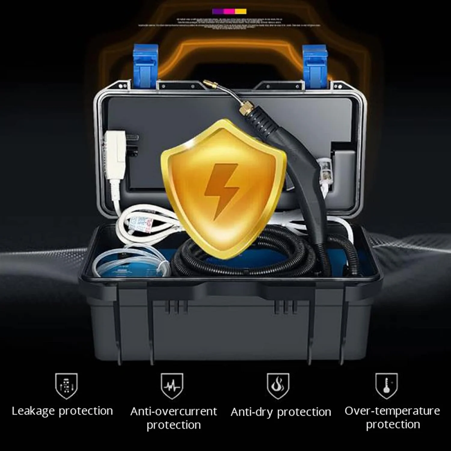 دستگاه بخارشوی دستی JDIUQOP، بخارشوی فشار قوی برای خودرو و منزل 3000 وات، دستگاه تمیز کننده کولر گازی، هود آشپزخانه برای مصارف خانگی، تمیز کردن درز کاشی و جزئیات خودرو دستگاه بخارشوی دستی JDIUQOP، بخارشوی فشار قوی برای خودرو و منزل 3000 وات، دستگاه تمیز کننده کولر گازی، هود آشپزخانه برای مصارف خانگی، تمیز کردن درز کاشی و جزئیات خودرو