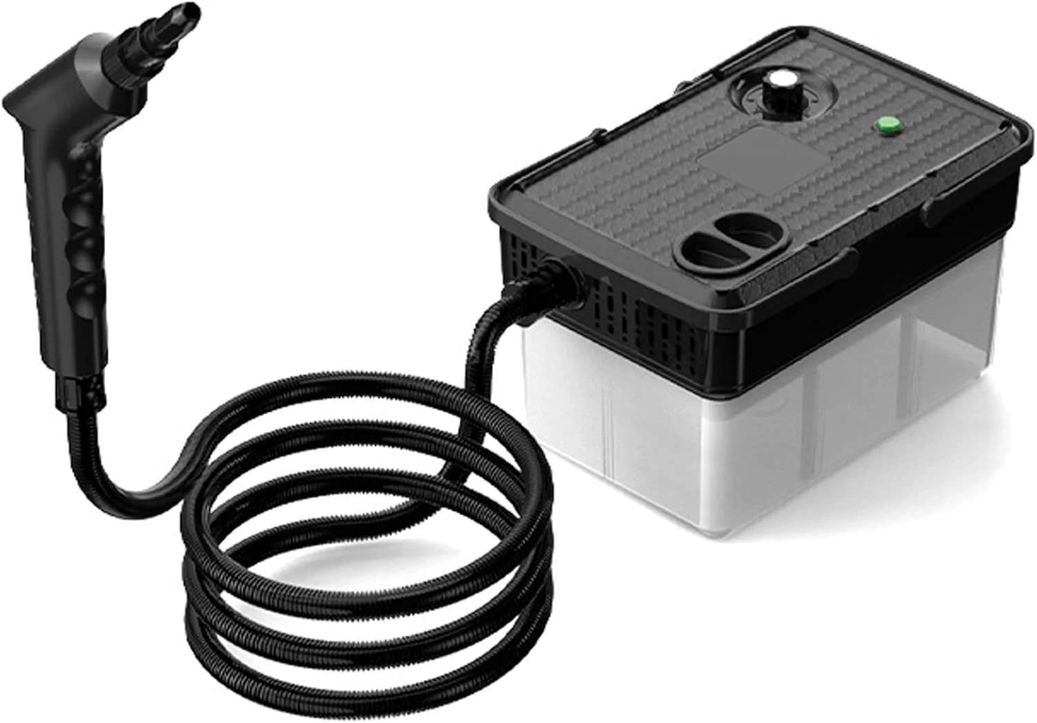 دستگاه بخارشوی خودرو و منزل، چند منظوره، 1500 وات، 6 سطح قابل تنظیم، دارای 6 برس، برای از بین بردن لکه، خودرو، مبل، کف، حمام، پنجره