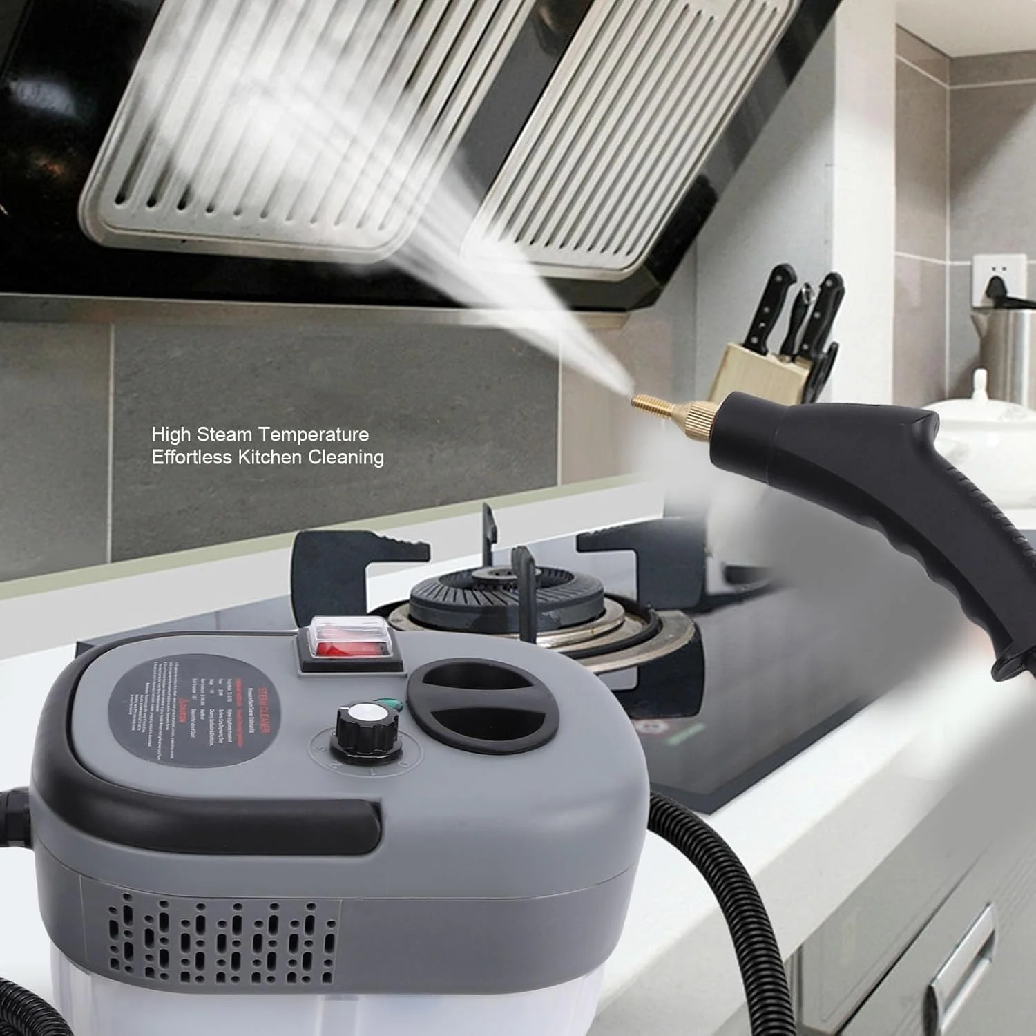 بخارشوی دستی قابل حمل، 2500 وات فشار قوی دمای بالا، مخزن 1200 میلی لیتری، برای تمیز کردن عمیق مبلمان، فضای داخلی خودرو، سطوح آشپزخانه (دوشاخه بریتانیا 220 ولت) بخارشوی دستی قابل حمل، 2500 وات فشار قوی دمای بالا، مخزن 1200 میلی لیتری، برای تمیز کردن عمیق مبلمان، فضای داخلی خودرو، سطوح آشپزخانه (دوشاخه بریتانیا 220 ولت)