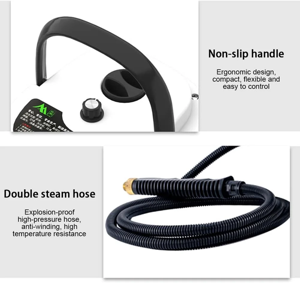 دستگاه بخارشوی چند منظوره 2500 واتی با فشار بالا برای مصارف تجاری و خانگی - دستگاه تمیز کننده بخار قابل حمل با دمای بالا دستگاه بخارشوی چند منظوره 2500 واتی با فشار بالا برای مصارف تجاری و خانگی - دستگاه تمیز کننده بخار قابل حمل با دمای بالا