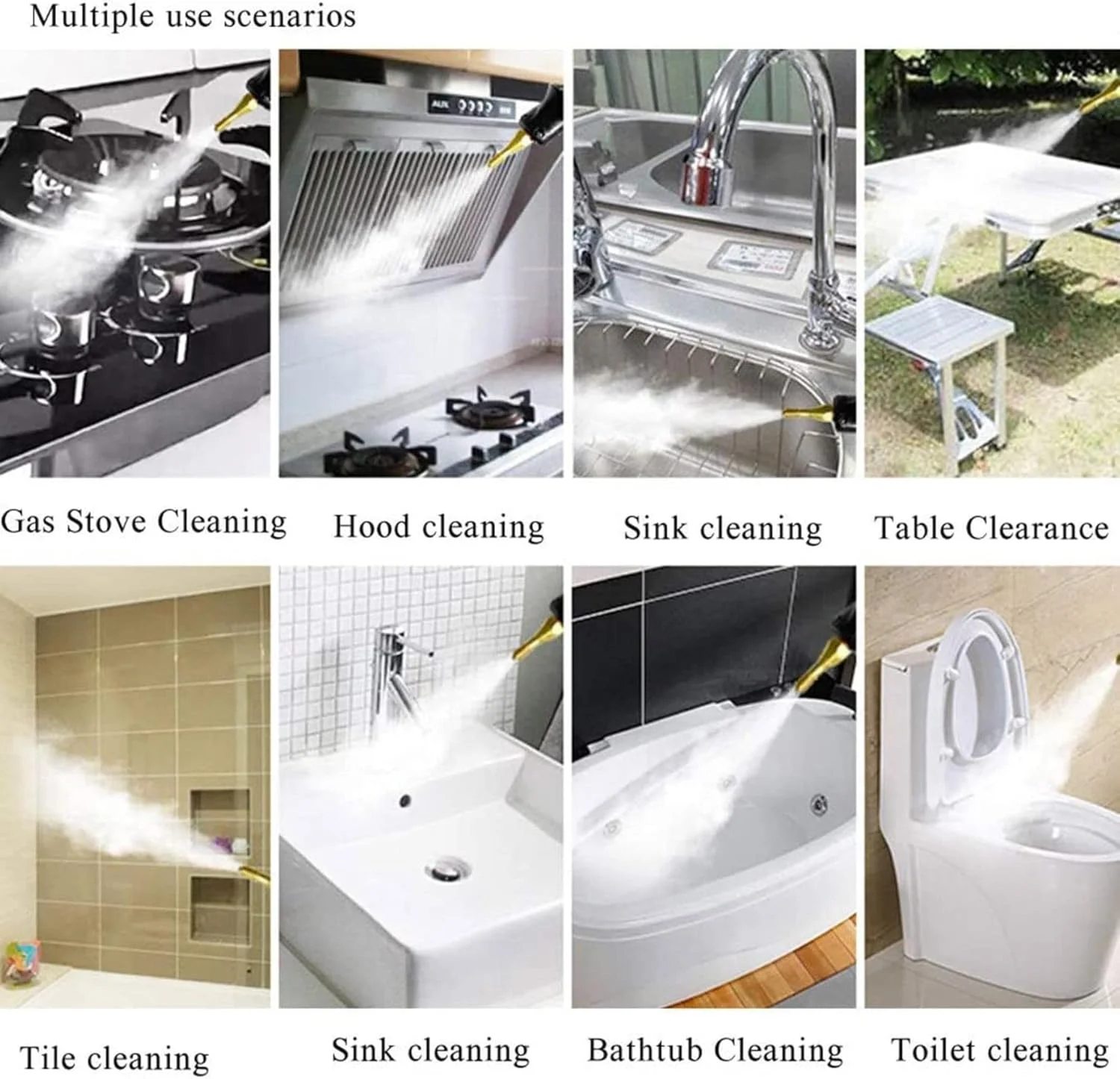 دستگاه بخار شوی فشار قوی، با تفنگی بخار قابل تنظیم، قابل حمل و مناسب برای تمیز کردن عمیق کف، کاشی و غیره دستگاه بخار شوی فشار قوی، با تفنگی بخار قابل تنظیم، قابل حمل و مناسب برای تمیز کردن عمیق کف، کاشی و غیره