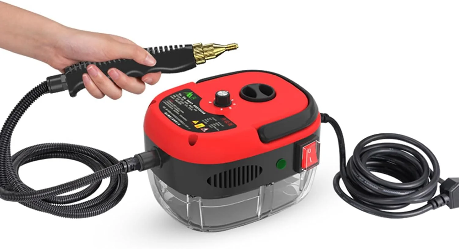 دستگاه بخارشوی چند منظوره 2500 واتی دستی با فشار بالا برای مصارف تجاری و خانگی - دستگاه تمیز کننده بخار قابل حمل با درجه حرارت بالا دستگاه بخارشوی چند منظوره 2500 واتی دستی با فشار بالا برای مصارف تجاری و خانگی - دستگاه تمیز کننده بخار قابل حمل با درجه حرارت بالا