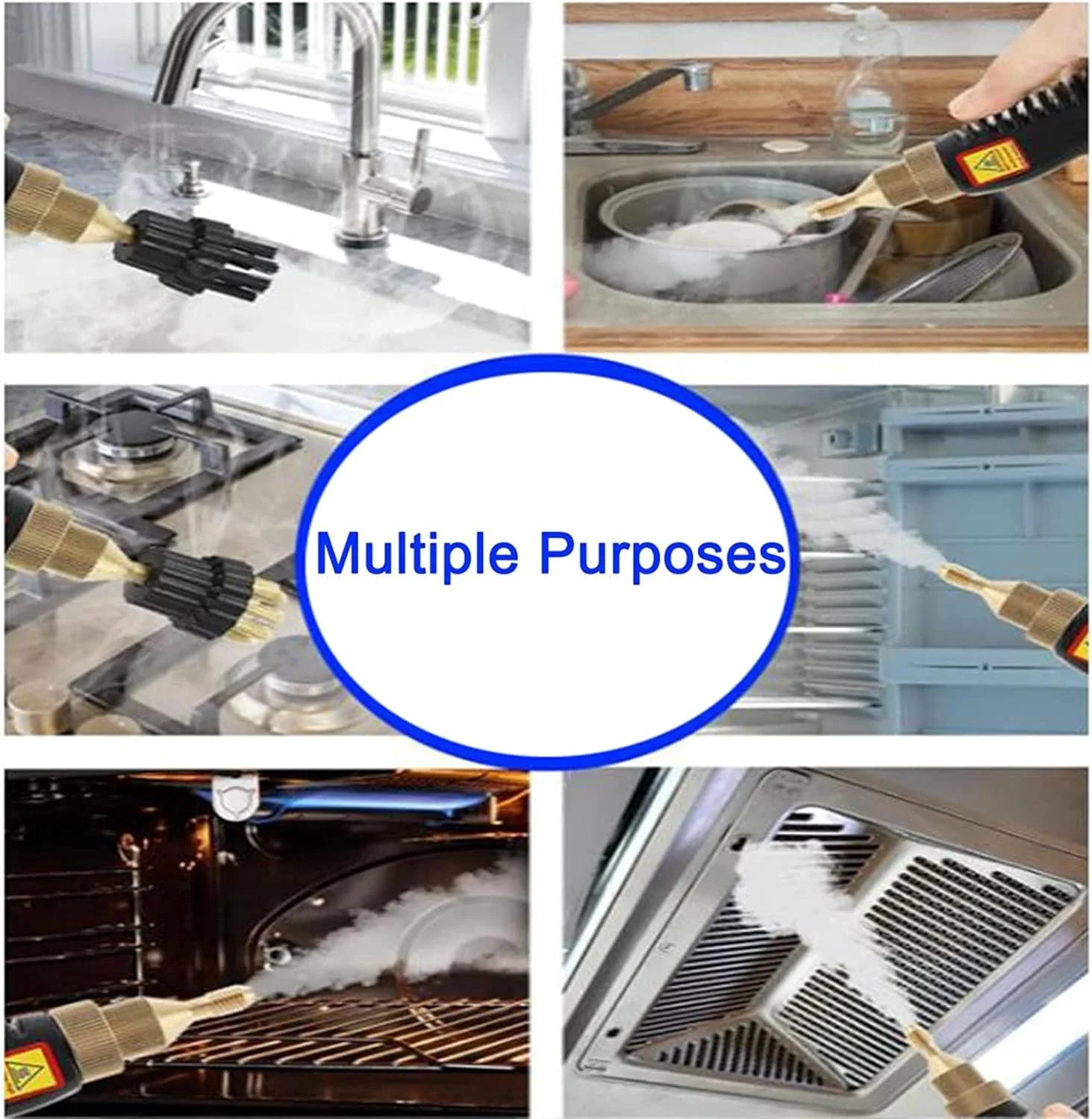 بخارشوی دستی تحت فشار، توان بالای 3000 وات برای تمیزکاری عمیق، حذف موثر چربی آشپزخانه، ایده آل برای خانه، هتل و جزئیات خودرو بخارشوی دستی تحت فشار، توان بالای 3000 وات برای تمیزکاری عمیق، حذف موثر چربی آشپزخانه، ایده آل برای خانه، هتل و جزئیات خودرو