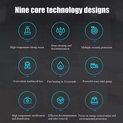 دستگاه بخارشوی فشار قوی 110V/220V، دستگاه تمیز کننده دستی با دمای بالا 2600 وات برای مصارف خانگی، بدون مخزن، ایده آل برای دوغاب، کاشی، چربی آشپزخانه و ماشین دستگاه بخارشوی فشار قوی 110V/220V، دستگاه تمیز کننده دستی با دمای بالا 2600 وات برای مصارف خانگی، بدون مخزن، ایده آل برای دوغاب، کاشی، چربی آشپزخانه و ماشین