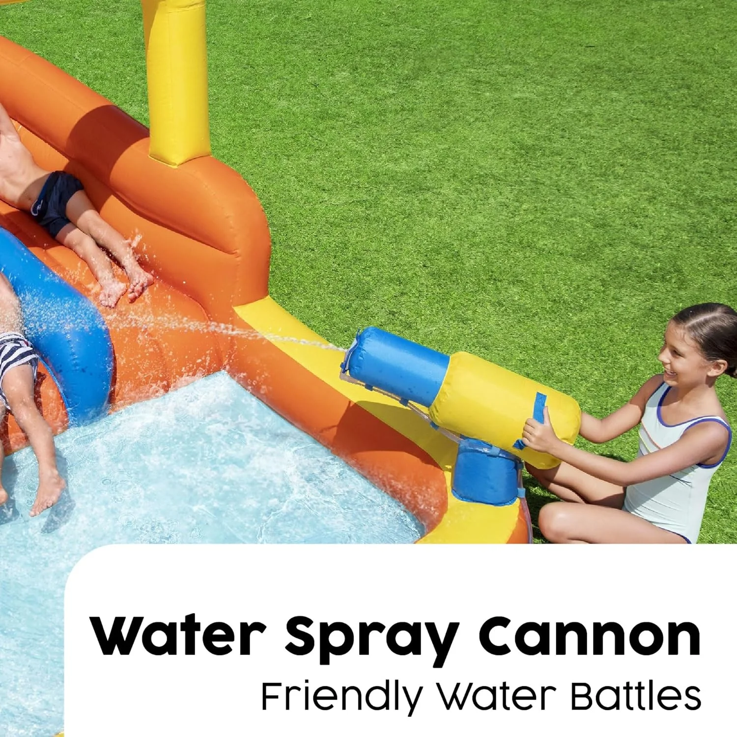 پارک آبی بزرگ سوپر اسپیدوی بست وی مدل H2Ogo! با ابعاد 5.51 در 5.02 در 2.65 متر پارک آبی بزرگ سوپر اسپیدوی بست وی مدل H2Ogo! با ابعاد 5.51 در 5.02 در 2.65 متر