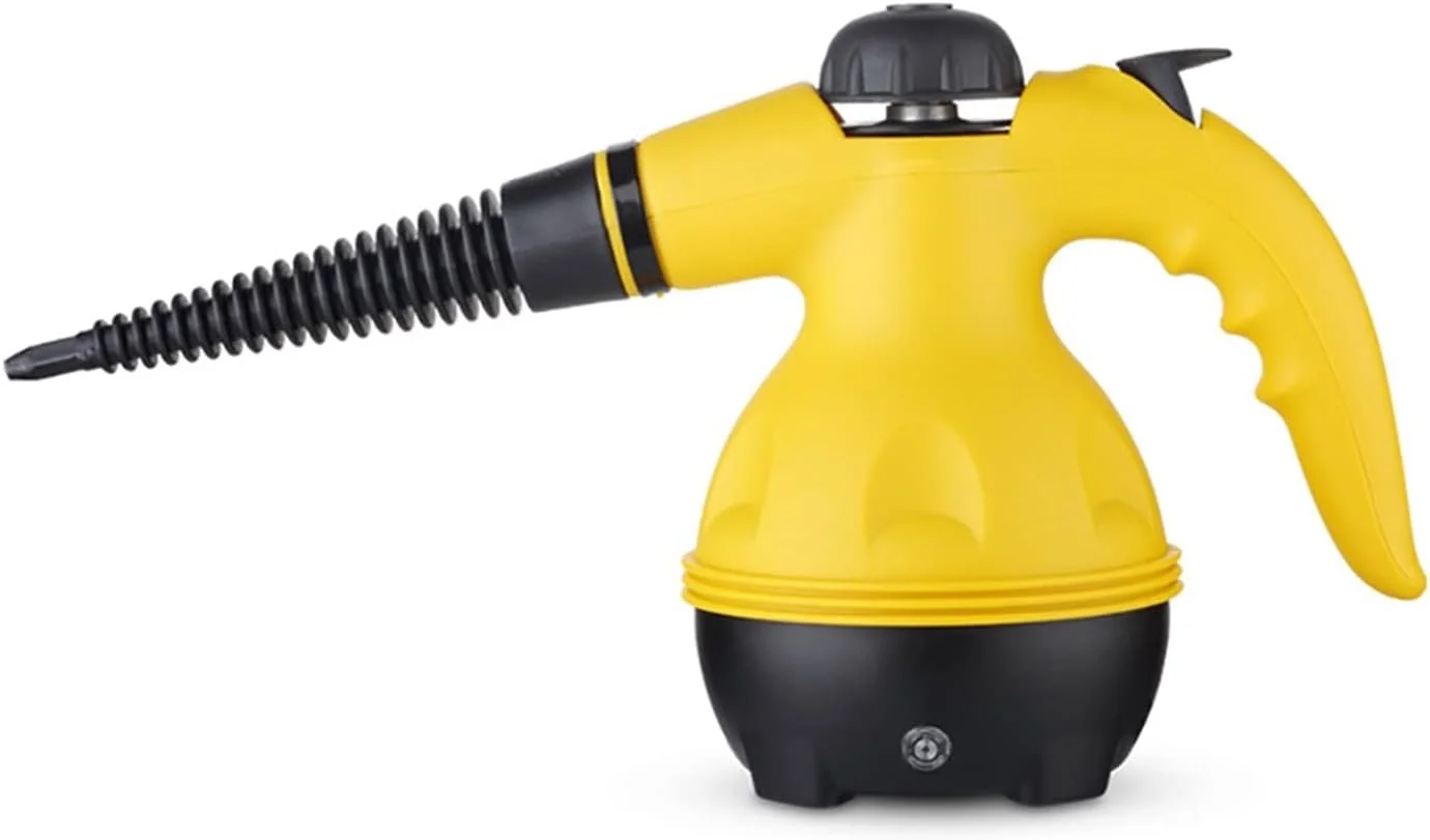 بخارشوی چند منظوره برقی قابل حمل برای تمیز کردن خودرو، فرش، آشپزخانه و سطوح مختلف به همراه برس بخارشوی چند منظوره برقی قابل حمل برای تمیز کردن خودرو، فرش، آشپزخانه و سطوح مختلف به همراه برس