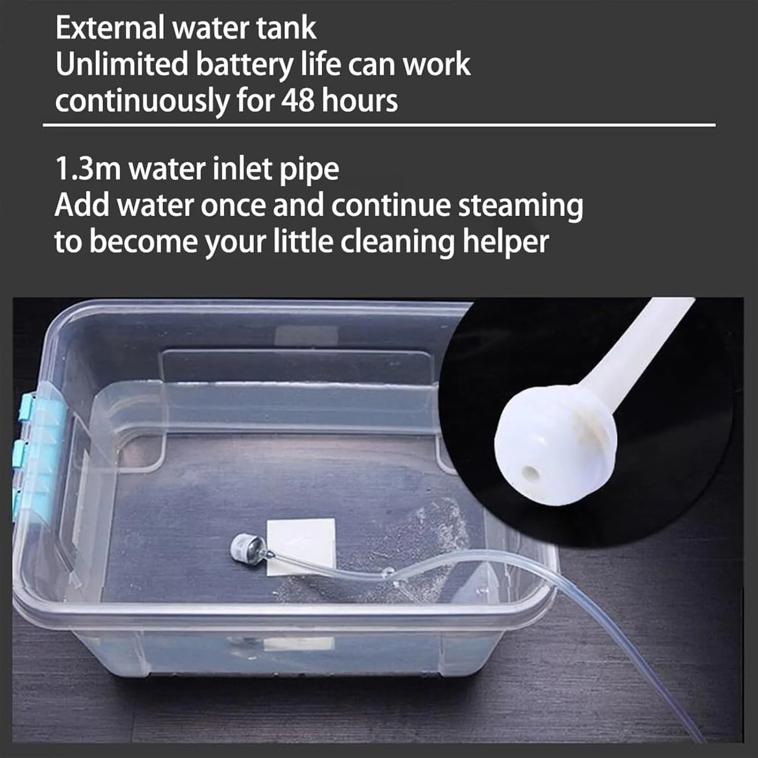 دستگاه بخارشوی Gamvdout، خود مکش 3800 واتی با مخزن 6000 میلی لیتری و فشار 9.5 بار، برای تمیز کردن عمیق کف و سطوح دستگاه بخارشوی Gamvdout، خود مکش 3800 واتی با مخزن 6000 میلی لیتری و فشار 9.5 بار، برای تمیز کردن عمیق کف و سطوح