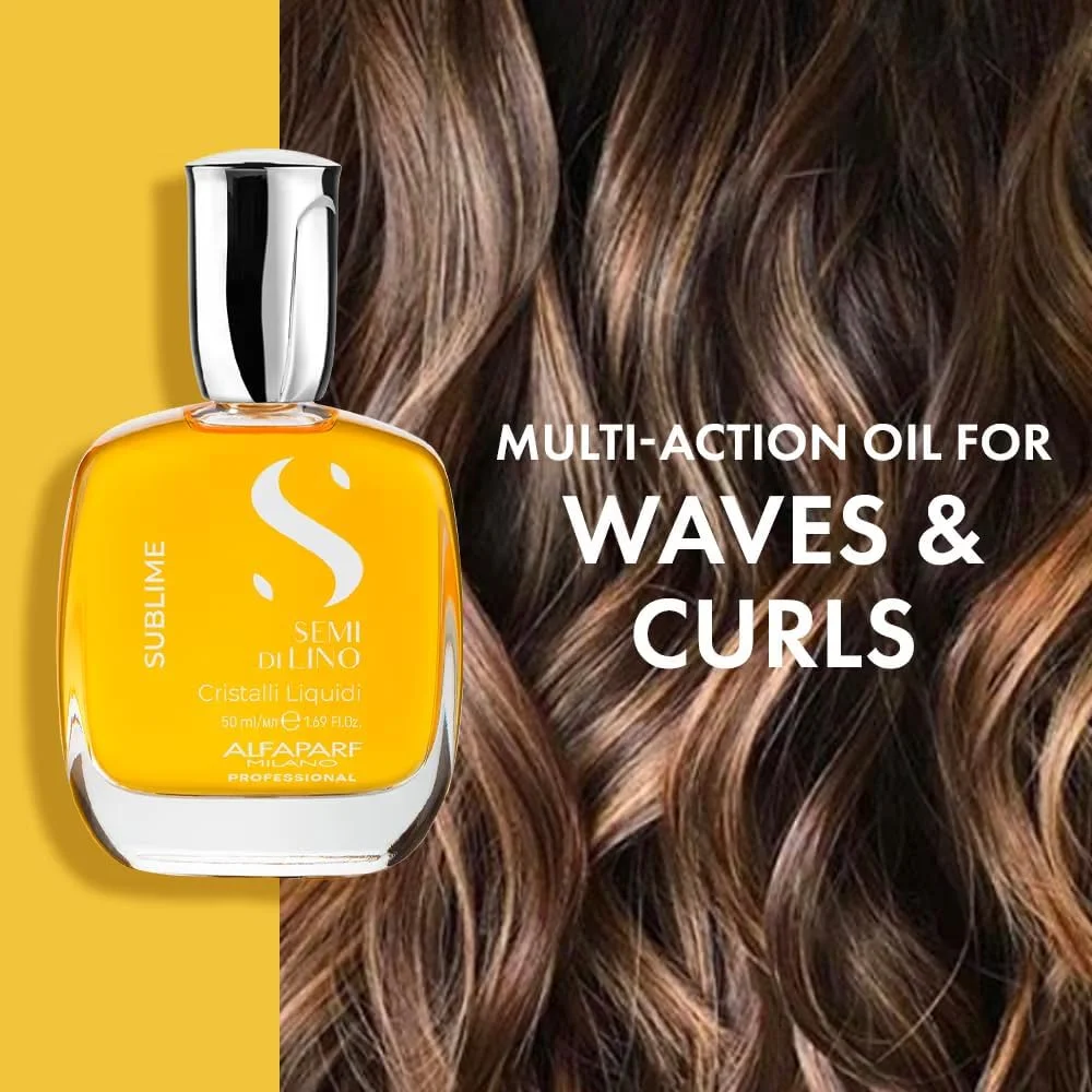 مایع کریستال Sublime Semi Di Lino AlfaParf برای انواع مو (50ml/1.69oz) مایع کریستال Sublime Semi Di Lino AlfaParf برای انواع مو (50ml/1.69oz)
