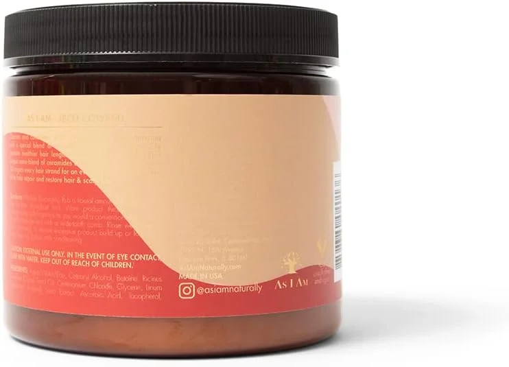 شوینده و نرم کننده مو روغن کرچک سیاه جامائیکایی As I Am - حجم 473 میلی لیتر