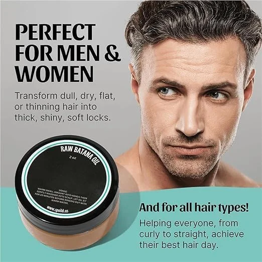 روغن باتانا آزونی برای رشد مو، درمان مغذی برای موهای خشک، آسیب دیده و نازک، تقویت کننده موهای ضخیم تر، قوی تر و سالم تر با درمان درخشان (59 گرم) روغن باتانا آزونی برای رشد مو، درمان مغذی برای موهای خشک، آسیب دیده و نازک، تقویت کننده موهای ضخیم تر، قوی تر و سالم تر با درمان درخشان (59 گرم)