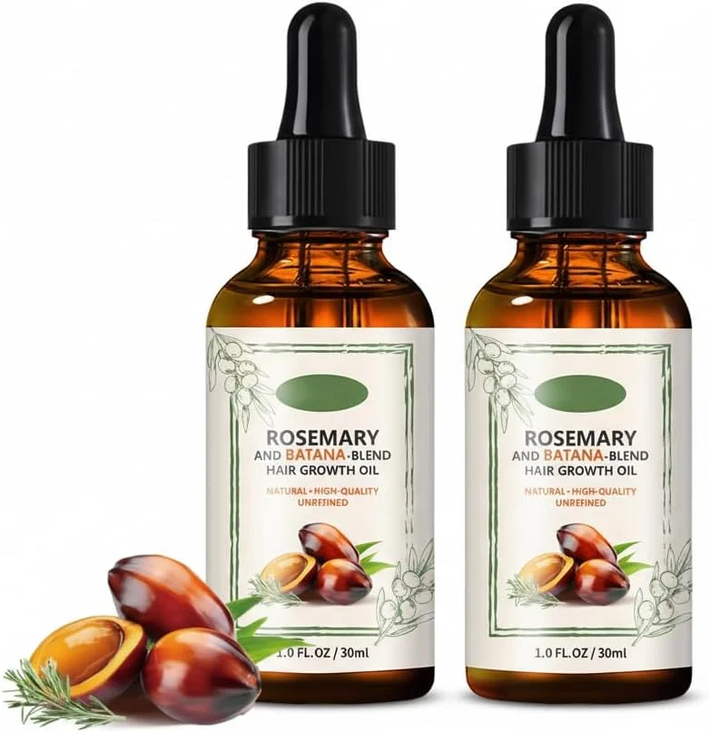 روغن باتانا آزونی برای رشد مو دکتر سبی، 100% خالص و طبیعی هندوراس با رزماری، جلوگیری از ریزش مو، افزایش ضخامت، از بین بردن موخوره و افزایش درخشندگی برای آقایان و بانوان (2 عدد)