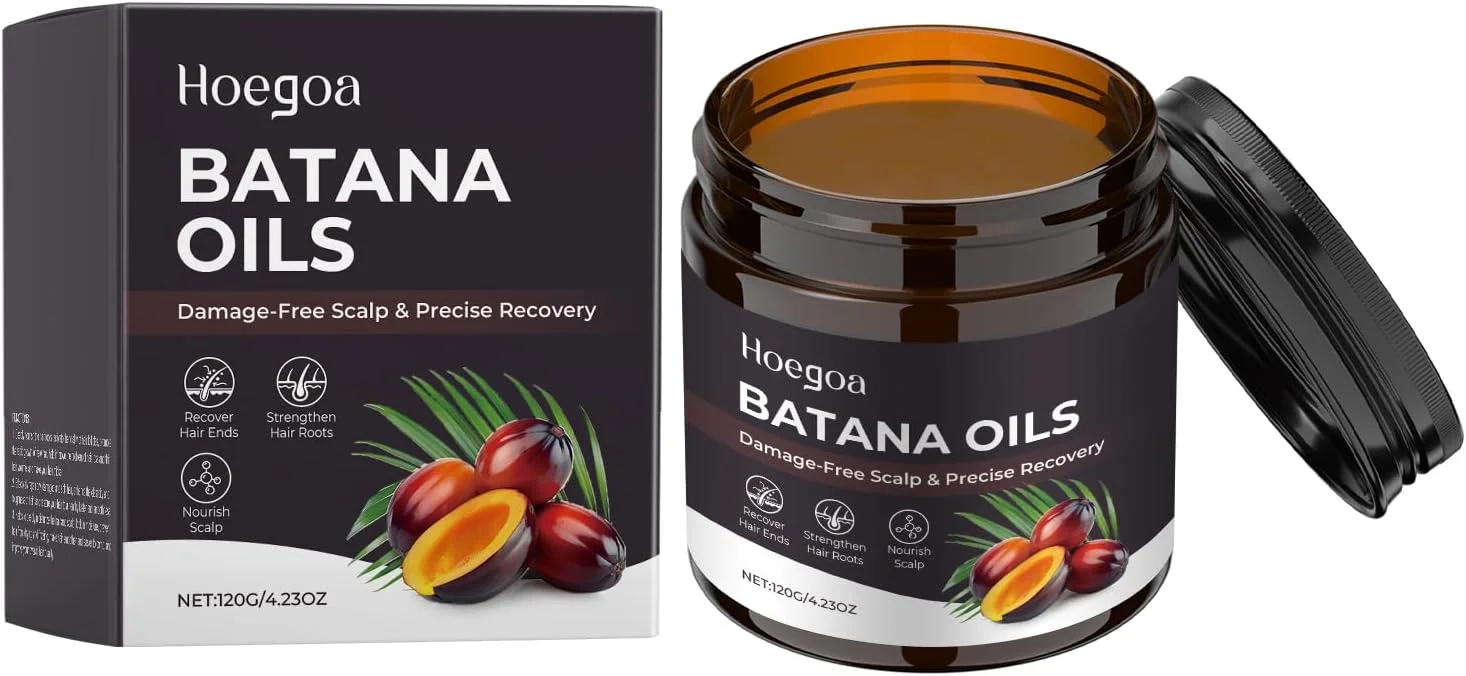 ماسک مو روغن باتانا برای مراقبت از موهای خشک و وز، روغن تقویت کننده مو برای جلوگیری از ریزش مو، آقایان و بانوان 120 گرم، 125 میلی لیتر