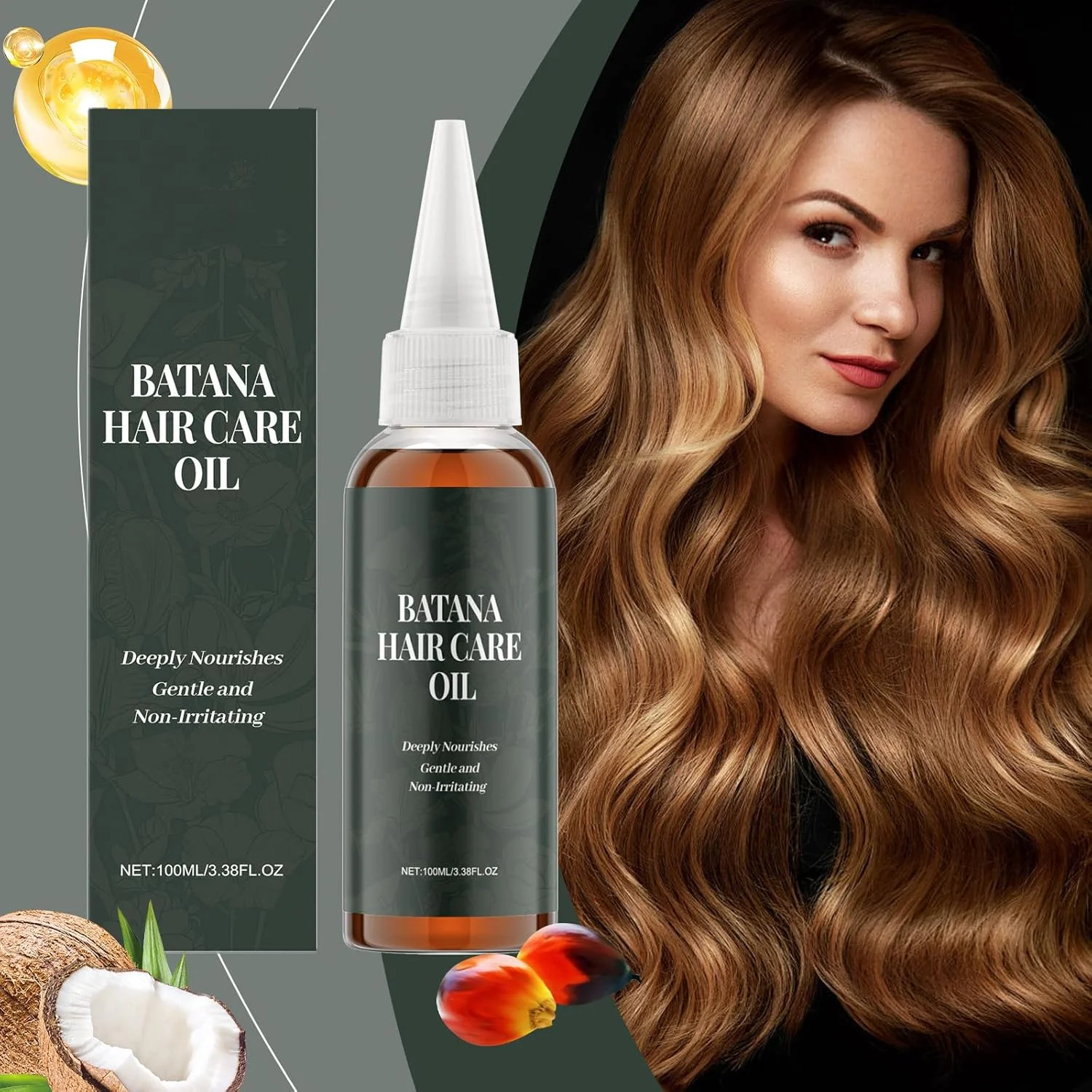 روغن باتانا برای رشد مو، ۱۰۰ میلی لیتر، روغن تقویت کننده و مرطوب کننده پوست سر، سرم مو برای آقایان و بانوان، مرطوب کننده و ترمیم موهای خشک روغن باتانا برای رشد مو، ۱۰۰ میلی لیتر، روغن تقویت کننده و مرطوب کننده پوست سر، سرم مو برای آقایان و بانوان، مرطوب کننده و ترمیم موهای خشک