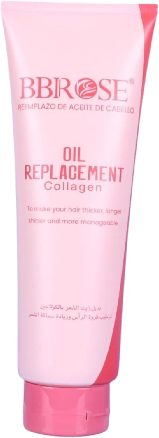 درمان مو با روغن کلاژن BBROSE، ۴۰۰ میلی لیتر - برای افزایش درخشندگی، لطافت و حالت پذیری و داشتن موهایی سالم