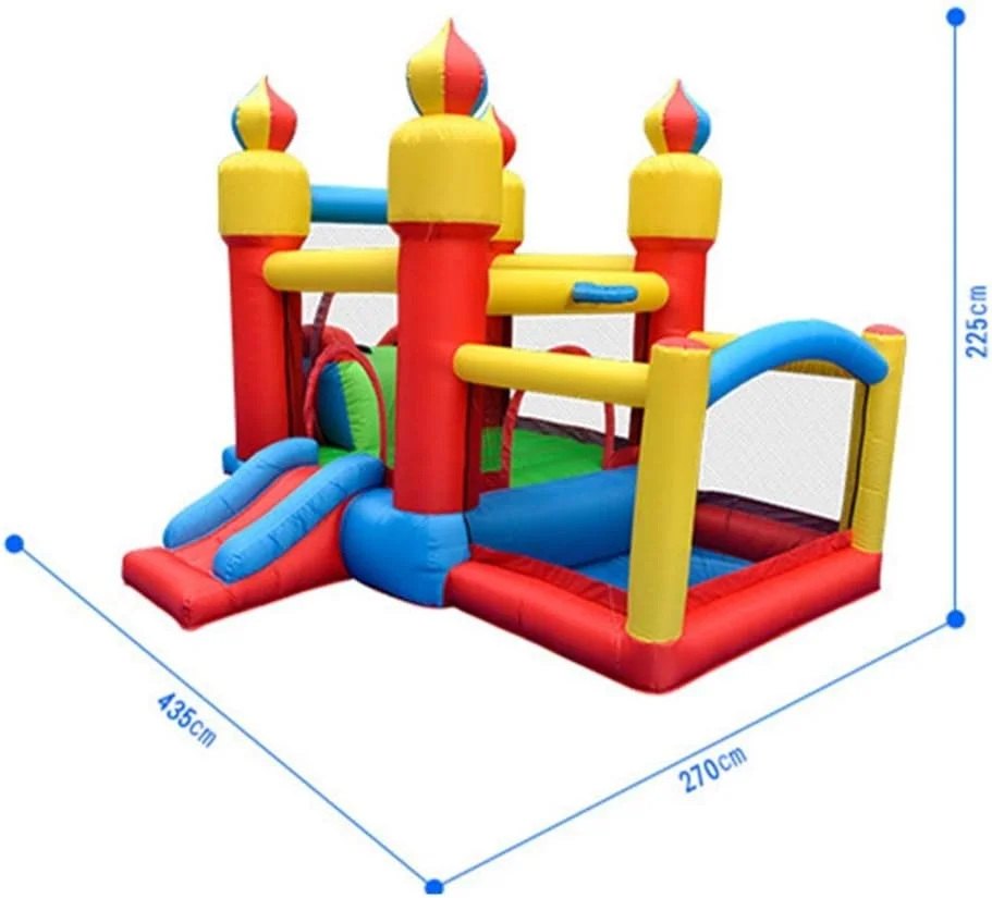 قلعه بادی ترامپولین کودکان، تخت بادی، اسباب بازی پارک، سرسره ترامپولین خانگی (آبی 430×270×220 سانتی متر) (آبی 430×270×220 سانتی متر) قلعه بادی ترامپولین کودکان، تخت بادی، اسباب بازی پارک، سرسره ترامپولین خانگی (آبی 430×270×220 سانتی متر) (آبی 430×270×220 سانتی متر)