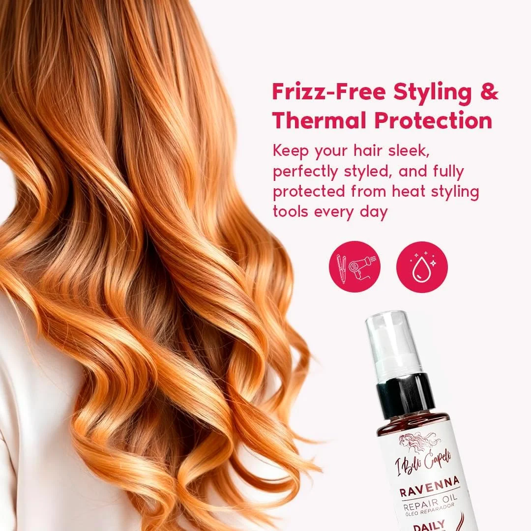 روغن ترمیم کننده موهای آسیب دیده I Belli Capelli Ravenna – ترمیم کننده موخوره 60 میلی لیتر