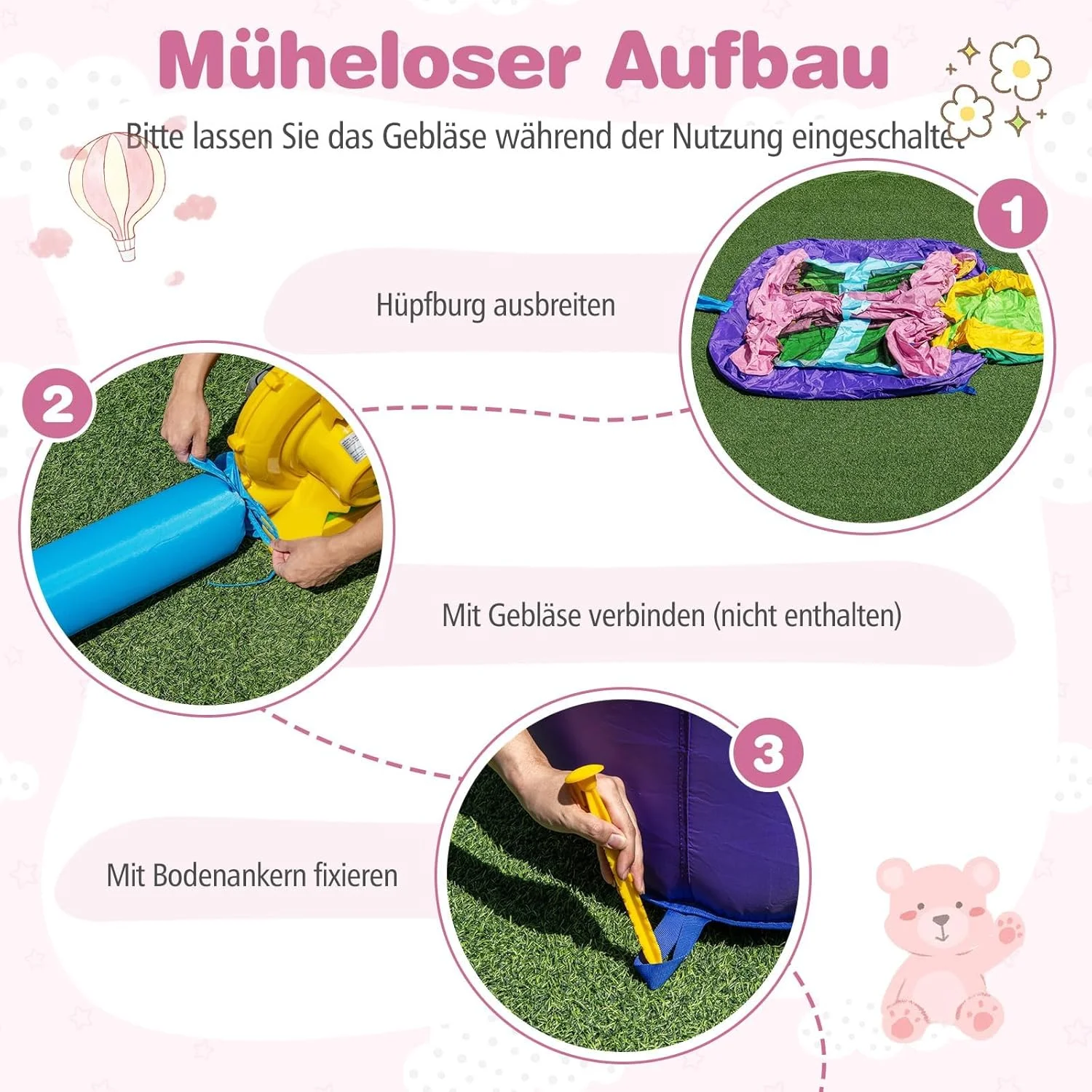 قلعه بادی فنتاستیک، محوطه پرش و حلقه بسکتبال، قلعه بادی با سرسره، خانه پرش برای استفاده در داخل و خارج از منزل، 240 x 174 x 143 سانتی متر قلعه بادی فنتاستیک، محوطه پرش و حلقه بسکتبال، قلعه بادی با سرسره، خانه پرش برای استفاده در داخل و خارج از منزل، 240 x 174 x 143 سانتی متر