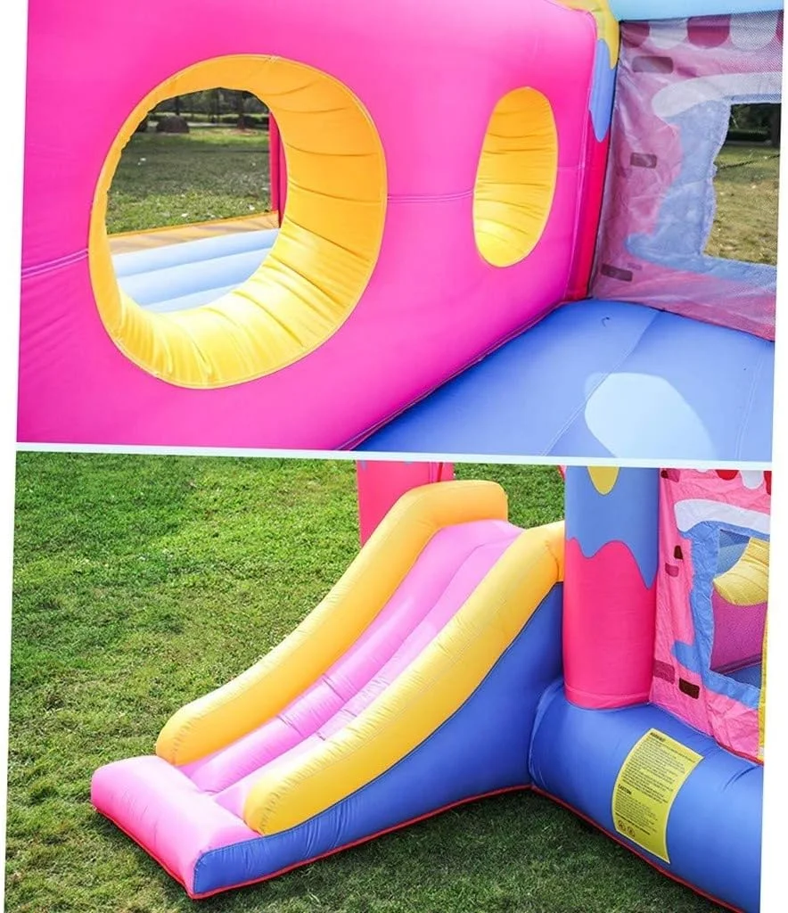 قلعه بادی، ترامپولین فضای باز، زمین بازی کودکان، تجهیزات تناسب اندام کودکان، بهترین برای کودک شما، رنگارنگ، 520 * 272 * 202 سانتی متر قلعه بادی، ترامپولین فضای باز، زمین بازی کودکان، تجهیزات تناسب اندام کودکان، بهترین برای کودک شما، رنگارنگ، 520 * 272 * 202 سانتی متر