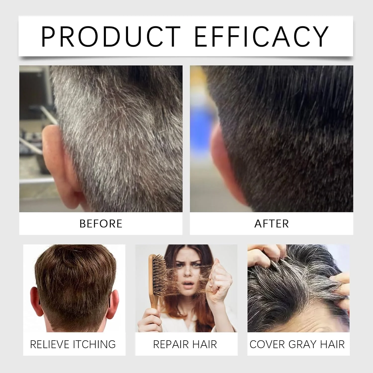 روغن گیاهی تیره کننده مو برای موهای خاکستری، ترکیبی از عصاره های اوسما و پولیگونوم، تغذیه کننده پوست سر، تقویت کننده رشد، کمک به بازیابی رنگ و درخشش طبیعی، ایده آل برای آقایان و بانوان