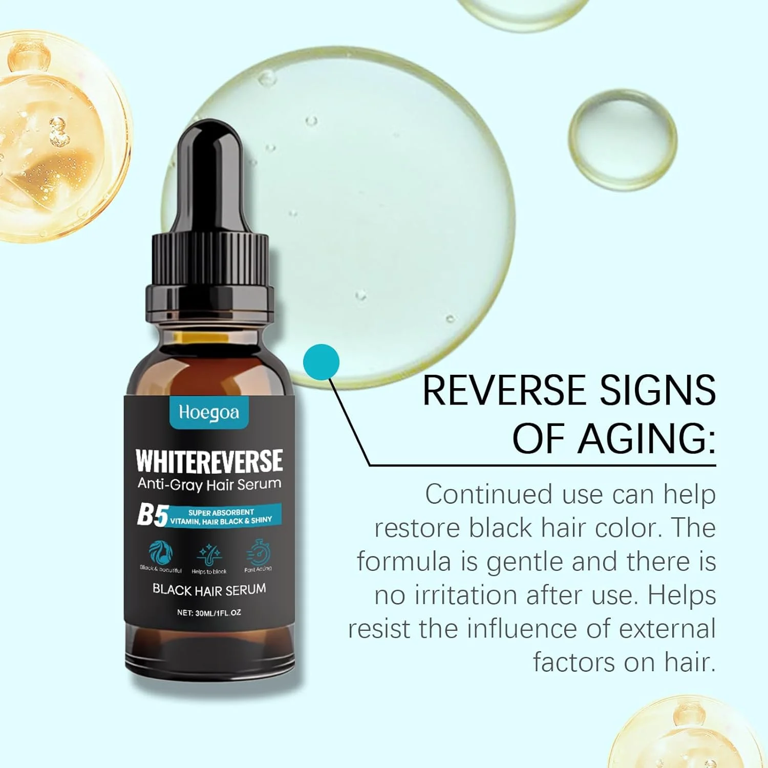 روغن گیاهی تیره کننده مو برای موهای خاکستری، ترکیبی از عصاره های اوسما و پولیگونوم، تغذیه کننده پوست سر، تقویت کننده رشد، کمک به بازیابی رنگ و درخشش طبیعی، ایده آل برای آقایان و بانوان