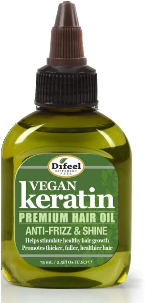 روغن موی کراتین گیاهی ممتاز دیفیل - ضد وز و درخشان کننده ۷۴ میلی لیتر