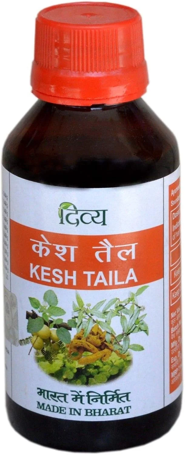 روغن موی گیاهی آیورودا دیویا کش تیل (برای ریزش مو، شوره سر و سردرد)، 100 میلی لیتر